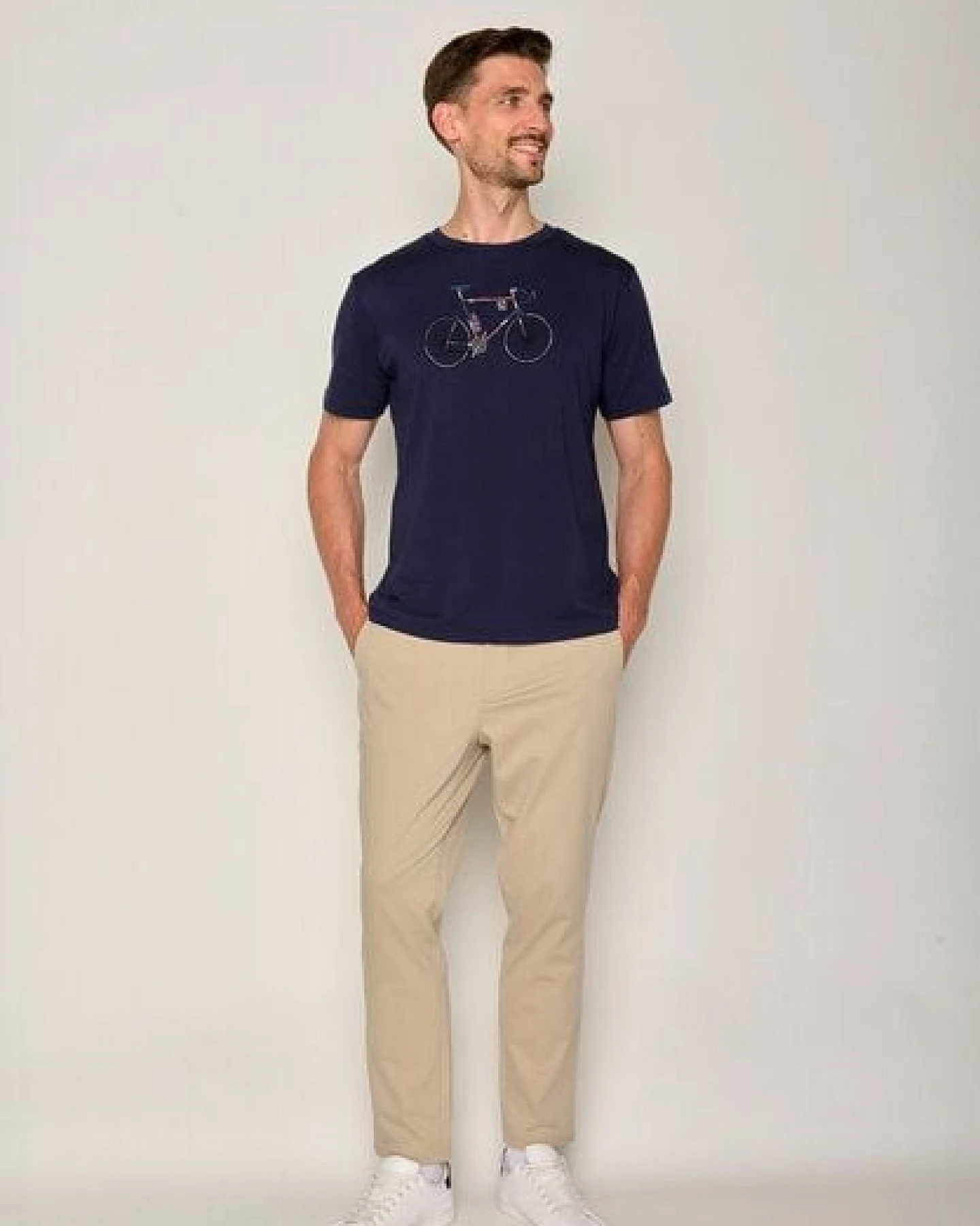 GREENBOMB Bike Mikkel Fusion - Lässiges T-Shirt aus Bio-Baumwolle / hochwertiger Print / GOTS / Fair & Vegan – Ansicht 4