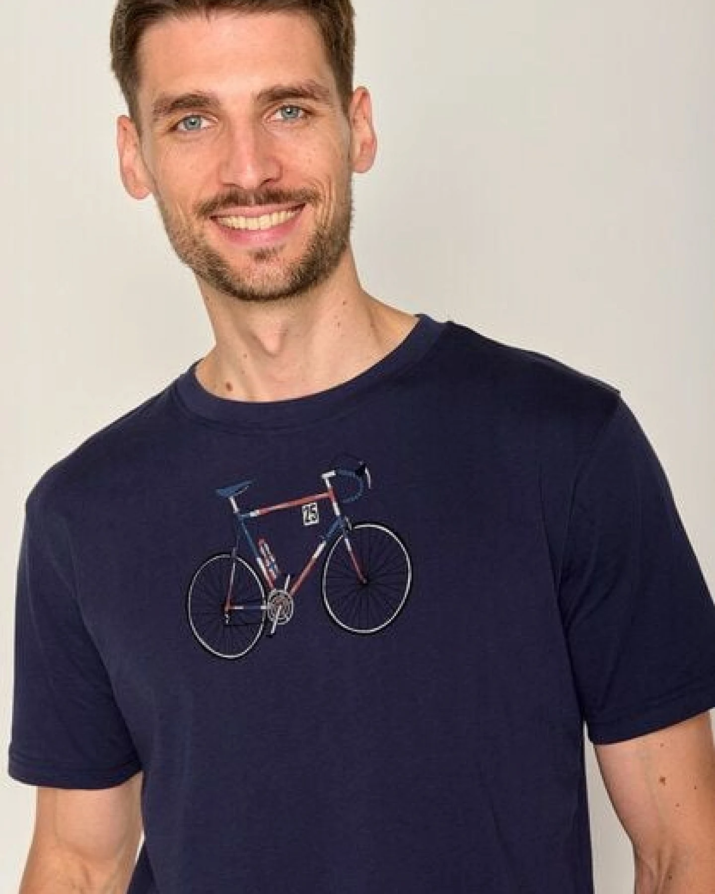 GREENBOMB Bike Mikkel Fusion - Lässiges T-Shirt aus Bio-Baumwolle / hochwertiger Print / GOTS / Fair & Vegan – Ansicht 3