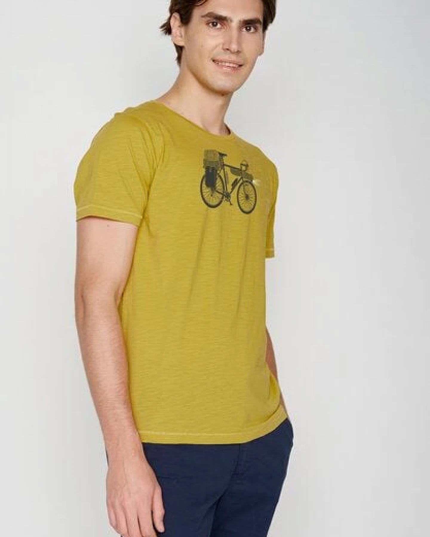 GREENBOMB Bike Night Spice - Lässiges T-Shirt aus Bio-Baumwolle / hochwertiger Print / GOTS / Fair & Vegan – Ansicht 2