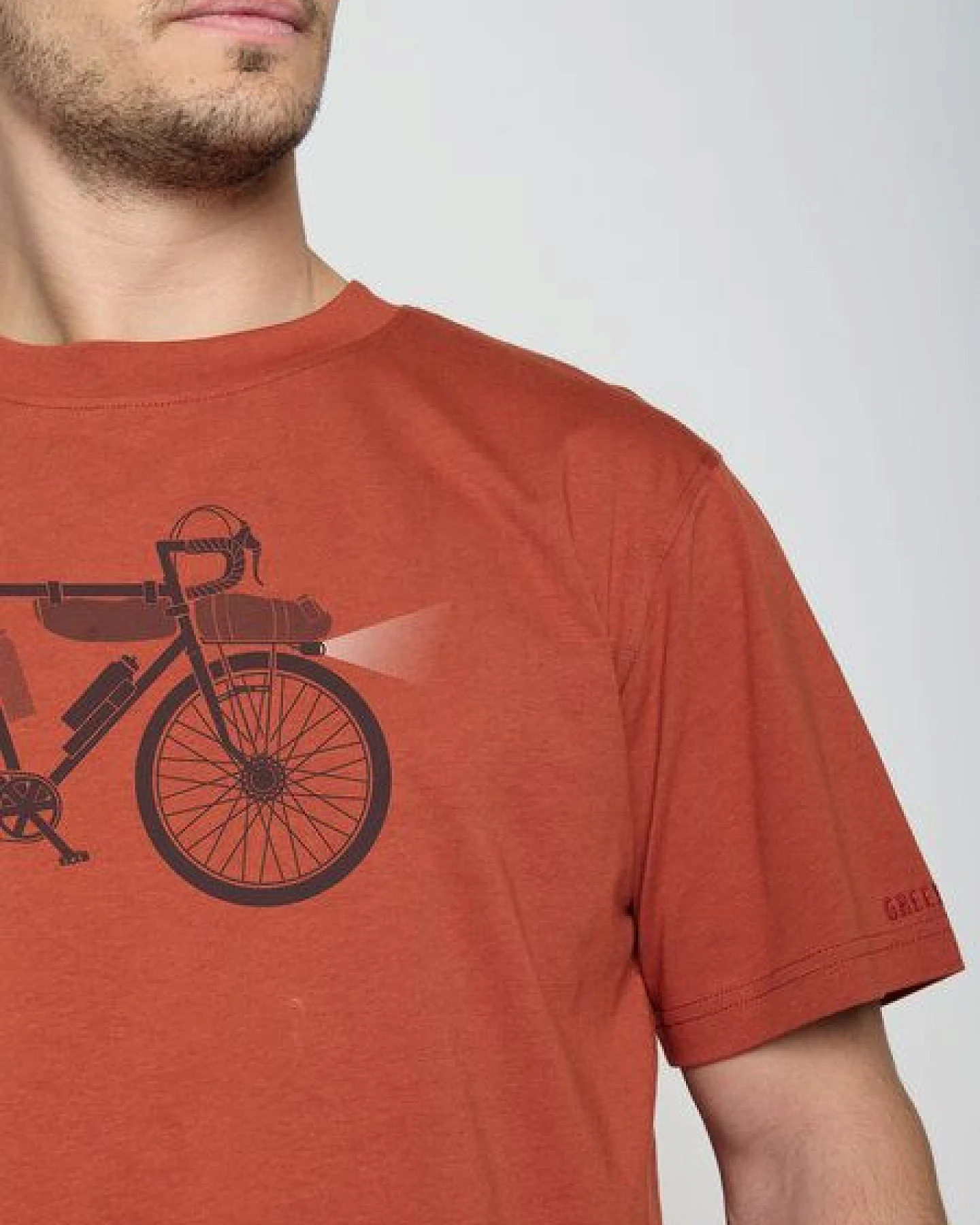 GREENBOMB Bike Night Fusion - Lässiges T-Shirt aus Bio-Baumwolle / hochwertiger Print / GOTS / Fair & Vegan – Ansicht 3