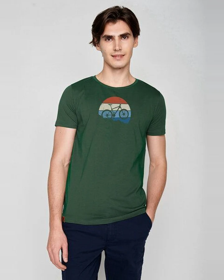 GREENBOMB Bike Winter Guide - Sportliches T-Shirt aus Bio-Baumwolle / hochwertiger Print / GOTS / Fair & Vegan