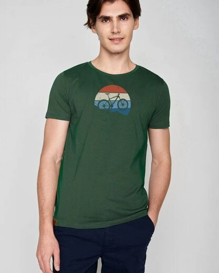 GREENBOMB Bike Winter Guide - Sportliches T-Shirt aus Bio-Baumwolle / hochwertiger Print / GOTS / Fair & Vegan