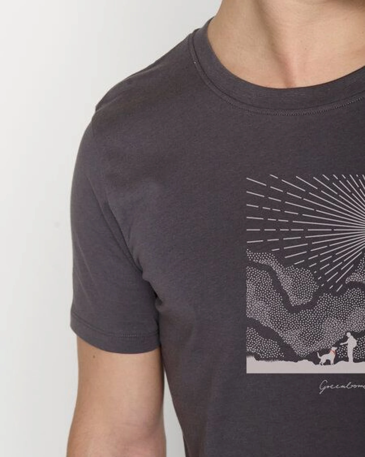 GREENBOMB Nature Friends Guide - Sportliches T-Shirt aus Bio-Baumwolle / hochwertiger Print / GOTS / Fair & Vegan – Ansicht 2