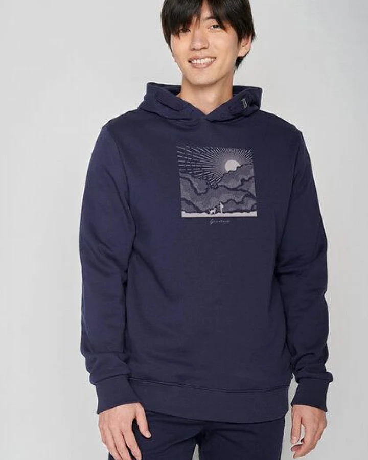 GREENBOMB Nature Friends Star - Kuschliger Hoodie aus Bio-Baumwolle / hochwertiger Print / GOTS / Fair & Vegan