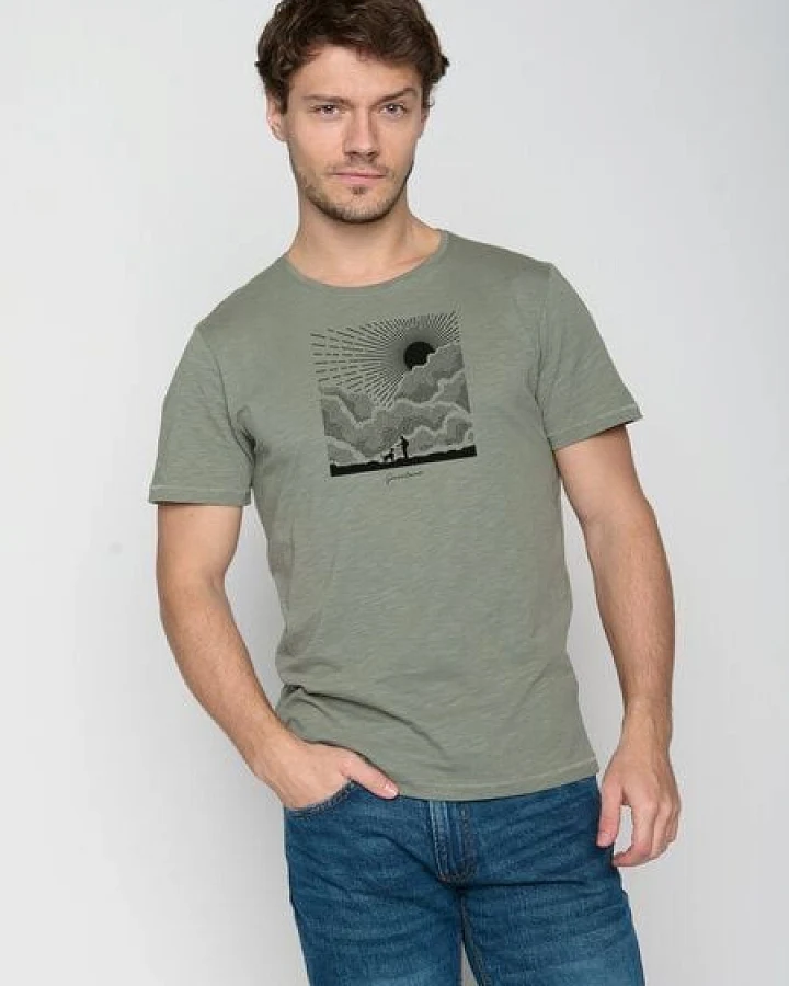 GREENBOMB Nature Friends Spice - Lässiges T-Shirt aus Bio-Baumwolle / hochwertiger Print / GOTS / Fair & Vegan
