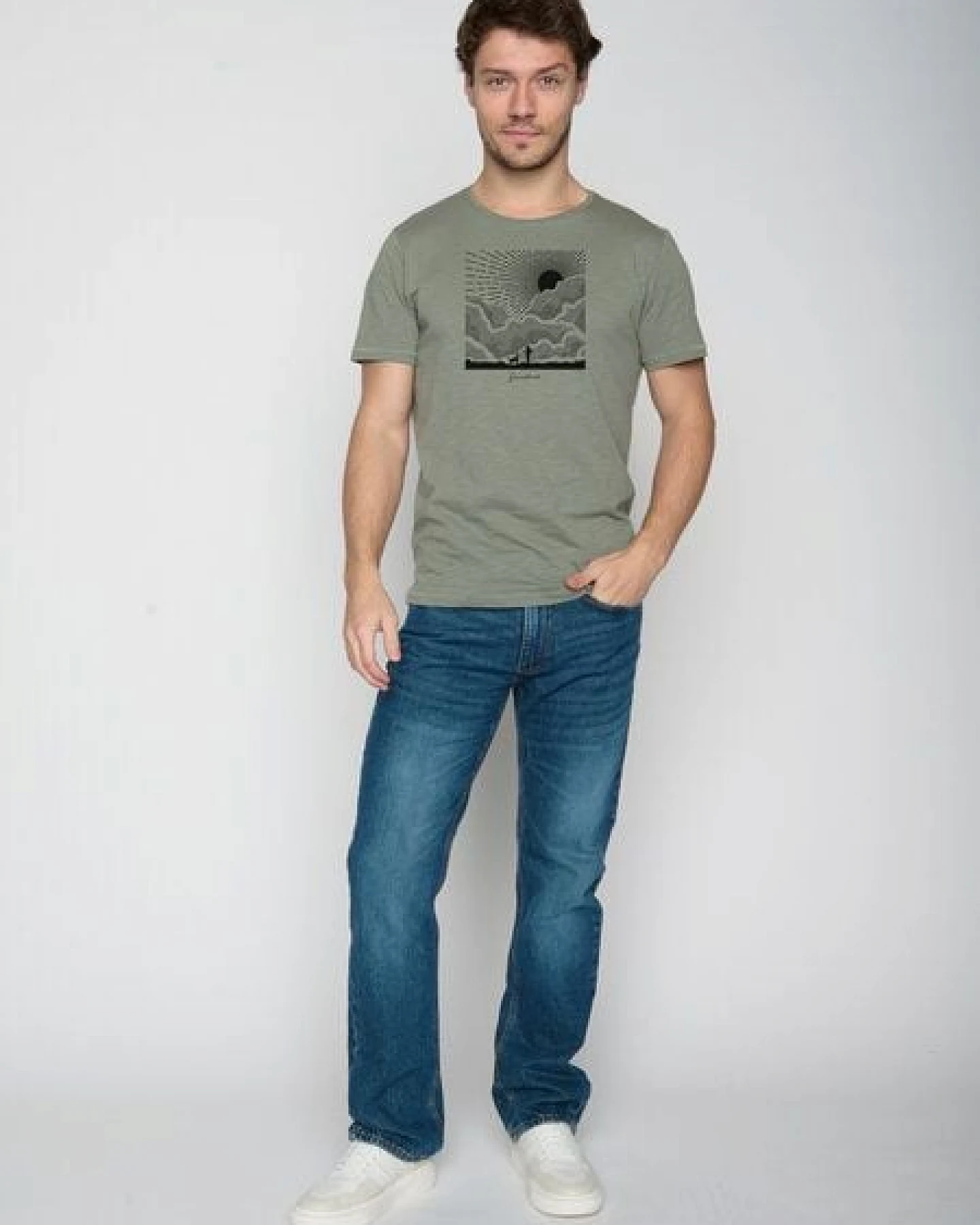 GREENBOMB Nature Friends Spice - Lässiges T-Shirt aus Bio-Baumwolle / hochwertiger Print / GOTS / Fair & Vegan – Ansicht 4