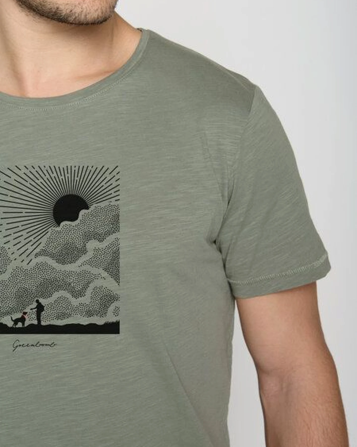 GREENBOMB Nature Friends Spice - Lässiges T-Shirt aus Bio-Baumwolle / hochwertiger Print / GOTS / Fair & Vegan – Ansicht 2