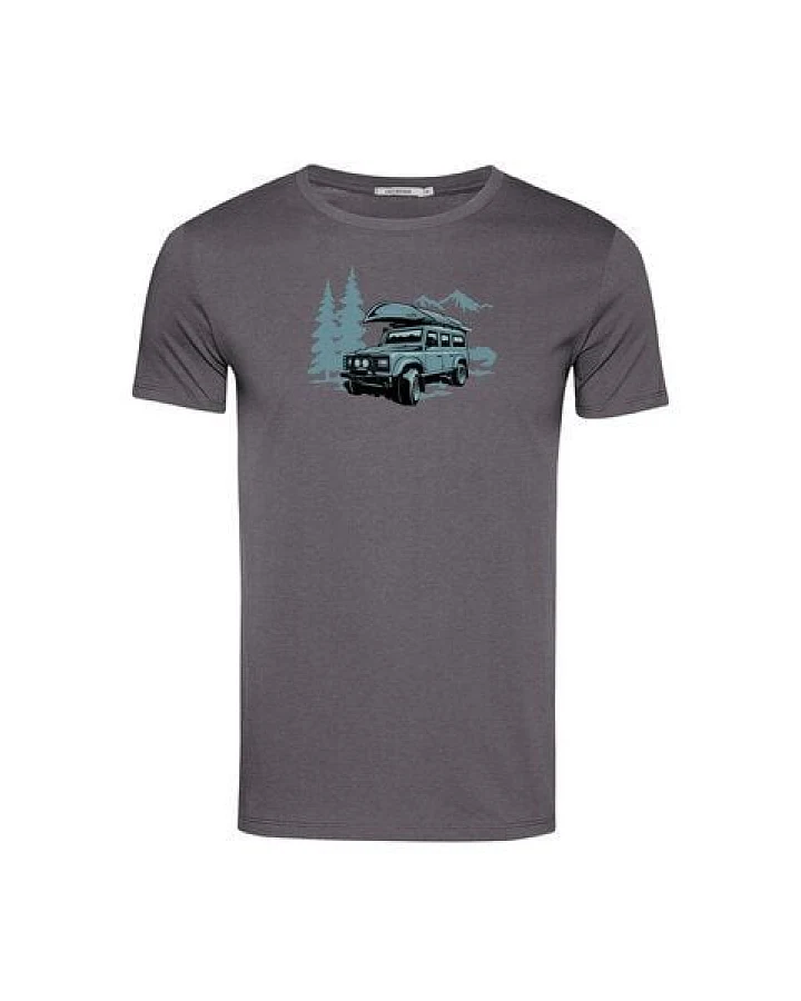 GREENBOMB Nature Getaway Guide - Sportliches T-Shirt aus Bio-Baumwolle / hochwertiger Print / GOTS / Fair & Vegan