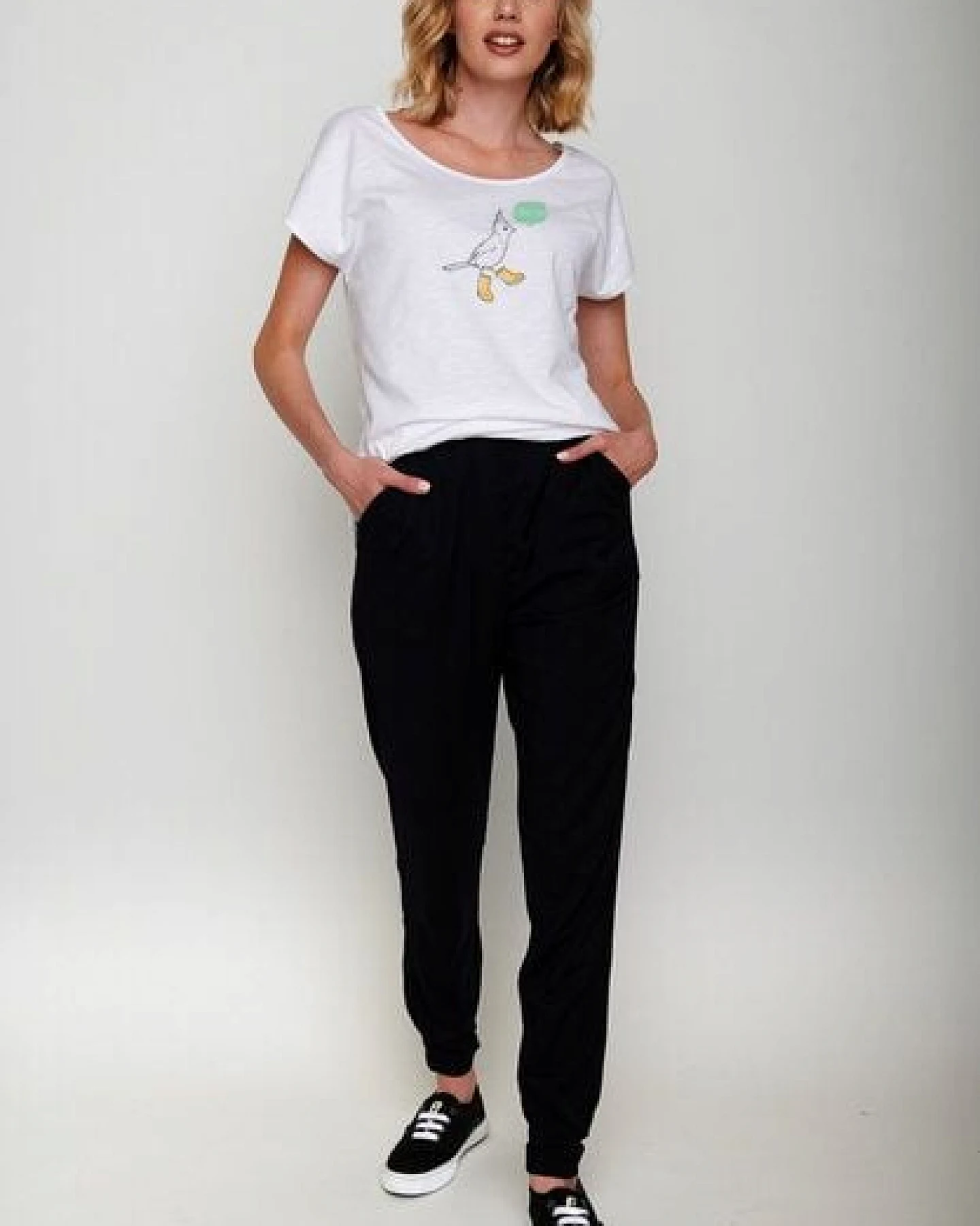 GREENBOMB Animal Bird Fine Cool - Sportliches T-Shirt aus Bio-Baumwolle / hochwertiger Print / GOTS / Fair & Vegan – Ansicht 3