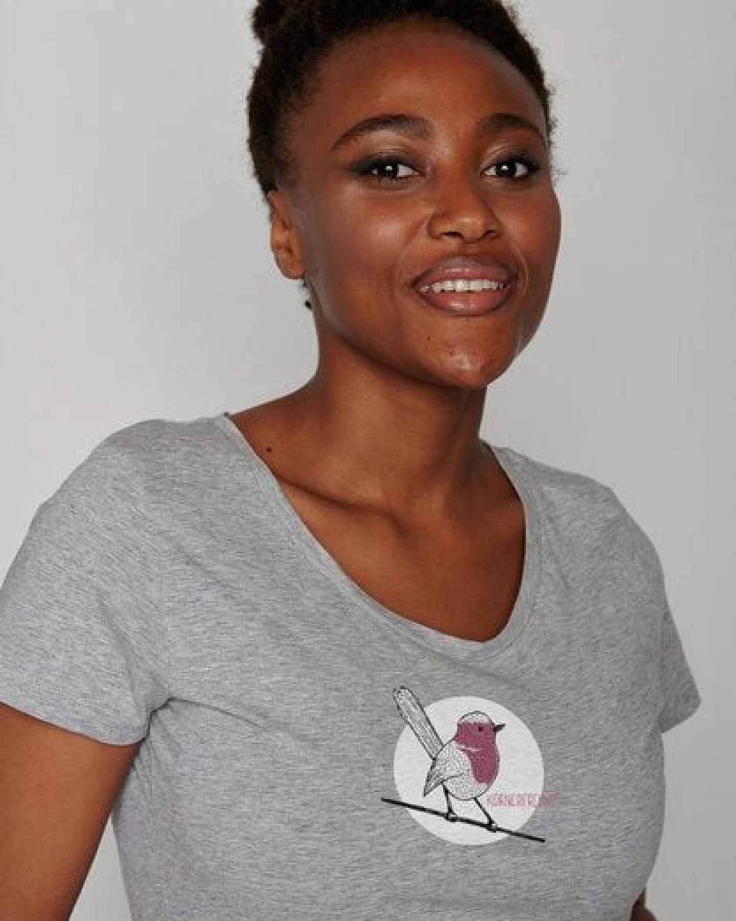 GREENBOMB Animal Koernerfreund Loves - Lässiges T-Shirt aus Bio-Baumwolle / hochwertiger Print / GOTS / Fair & Vegan – Ansicht 4