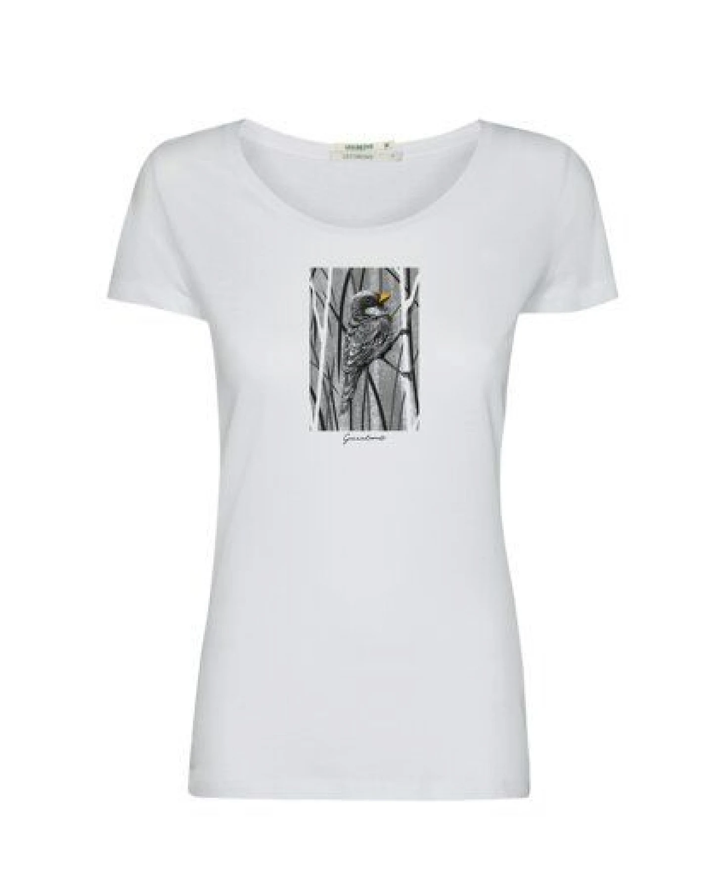 GREENBOMB Animal Sparrow Grass Loves - Lässiges T-Shirt aus Bio-Baumwolle / hochwertiger Print / GOTS / Fair & Vegan – Ansicht 4