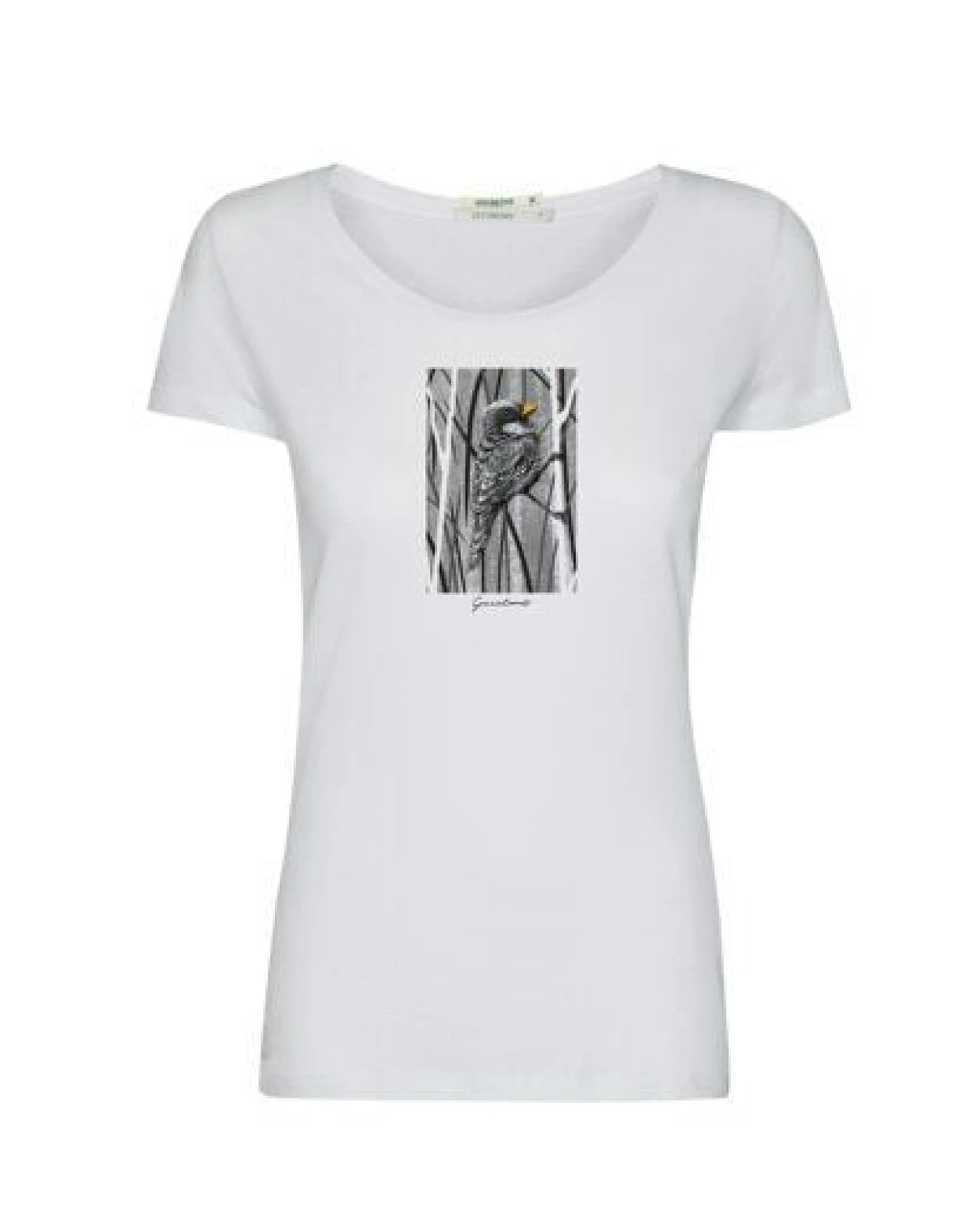 GREENBOMB Animal Sparrow Grass Loves - Lässiges T-Shirt aus Bio-Baumwolle / hochwertiger Print / GOTS / Fair & Vegan – Ansicht 4