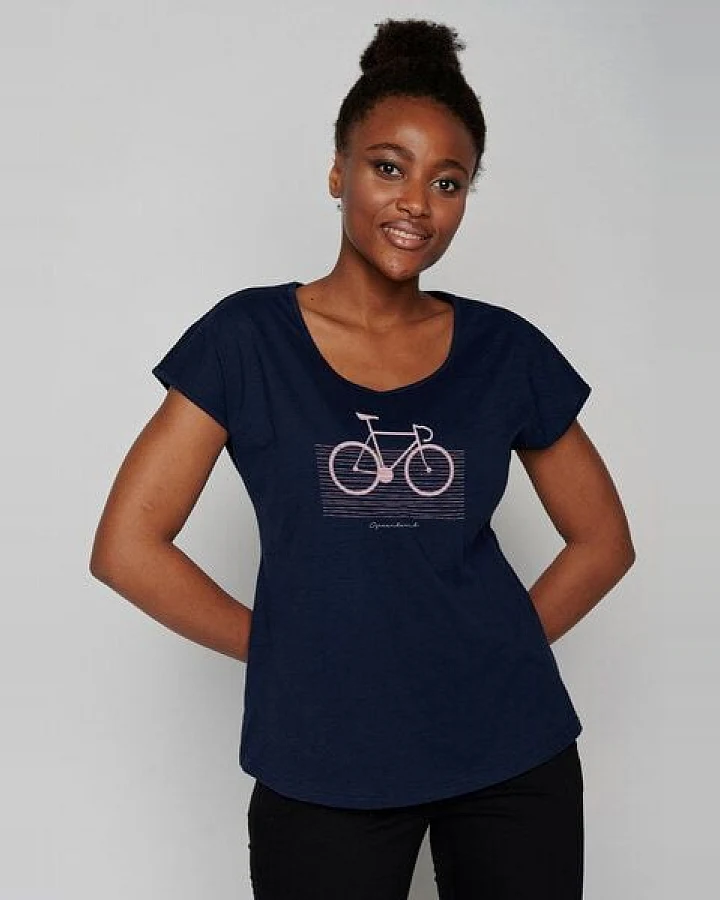 GREENBOMB Bike Streak Cool - Sportliches T-Shirt aus Bio-Baumwolle / hochwertiger Print / GOTS / Fair & Vegan