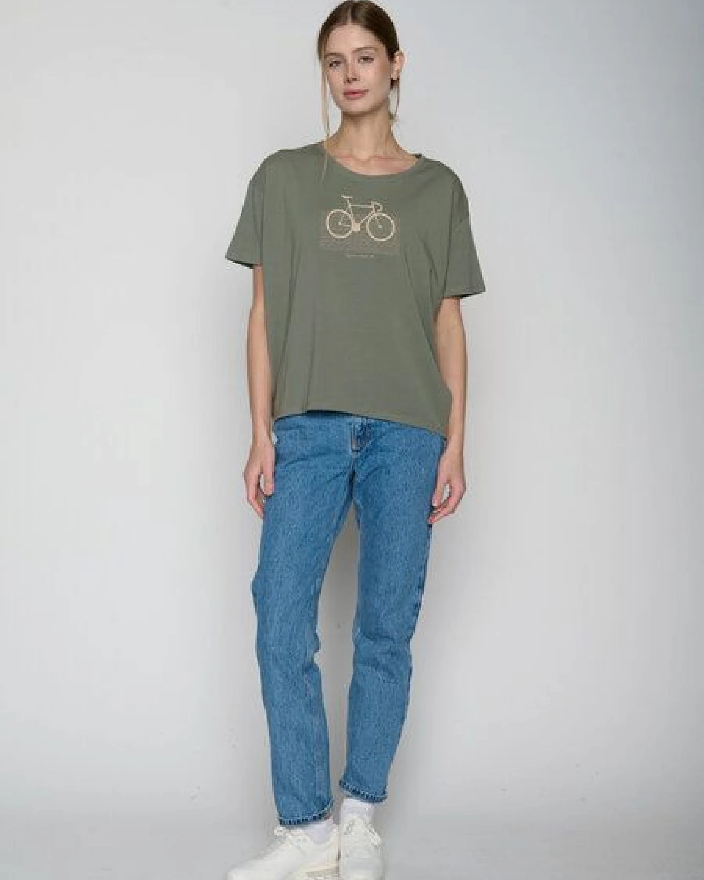 GREENBOMB Bike Streak Feel - Lässiges T-Shirt aus Bio-Baumwoll Mix / hochwertiger Print / GOTS / Fair & Vegan – Ansicht 2