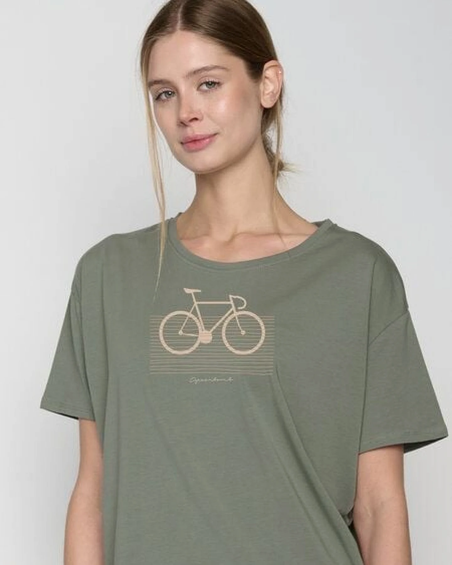 GREENBOMB Bike Streak Feel - Lässiges T-Shirt aus Bio-Baumwoll Mix / hochwertiger Print / GOTS / Fair & Vegan – Ansicht 3