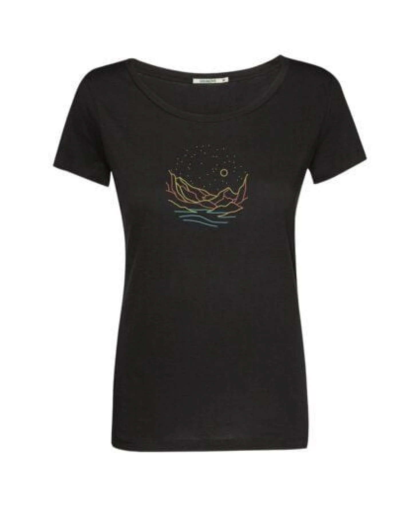 GREENBOMB Nature Mountain Stars Loves - Sportliches T-Shirt aus Bio-Baumwolle / hochwertiger Print / GOTS / Fair & Vegan – Ansicht 4