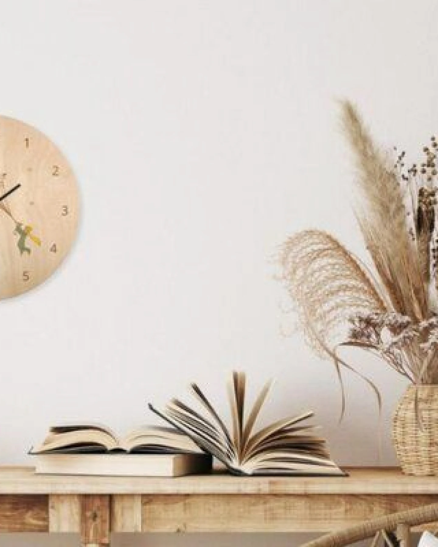 BeWooden Holzuhr Little Prince Clock – handgefertigte Wand-uhr aus Birkenholz – Ansicht 3