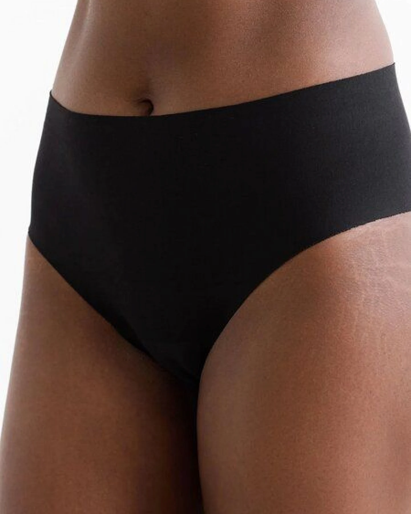 erlich textil Casual Cotton High Waist Brazil String mit 94% Baumwolle (aus kontrolliert biologischem Anbau), made in Europe – Ansicht 4