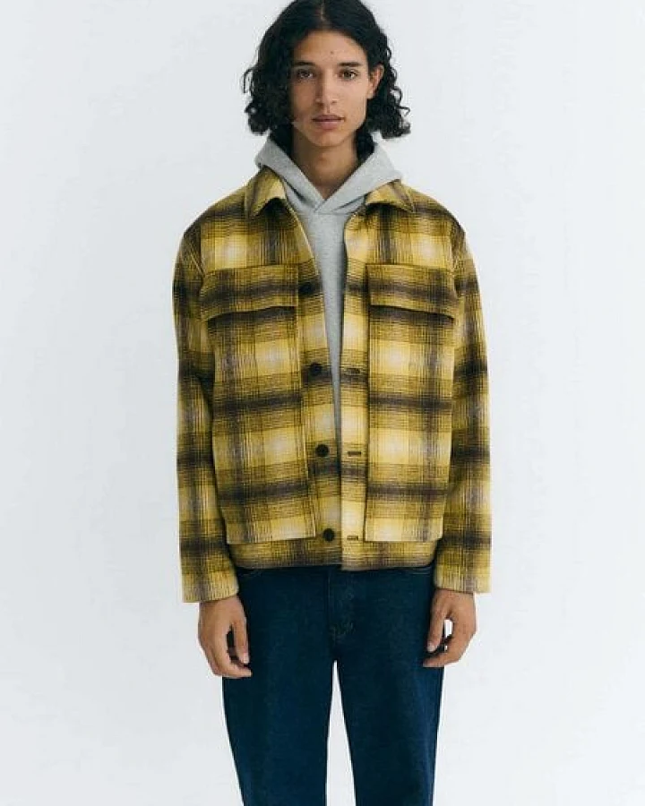thinking mu Herren Jacke - Omar Shirt - aus Wolle