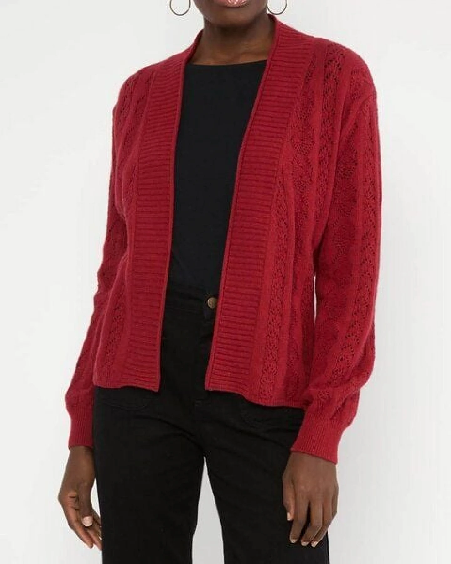 Blutsgeschwister Fine Craft Cocoon Cardigan aus Biobaumwolle und Wolle – Ansicht 2