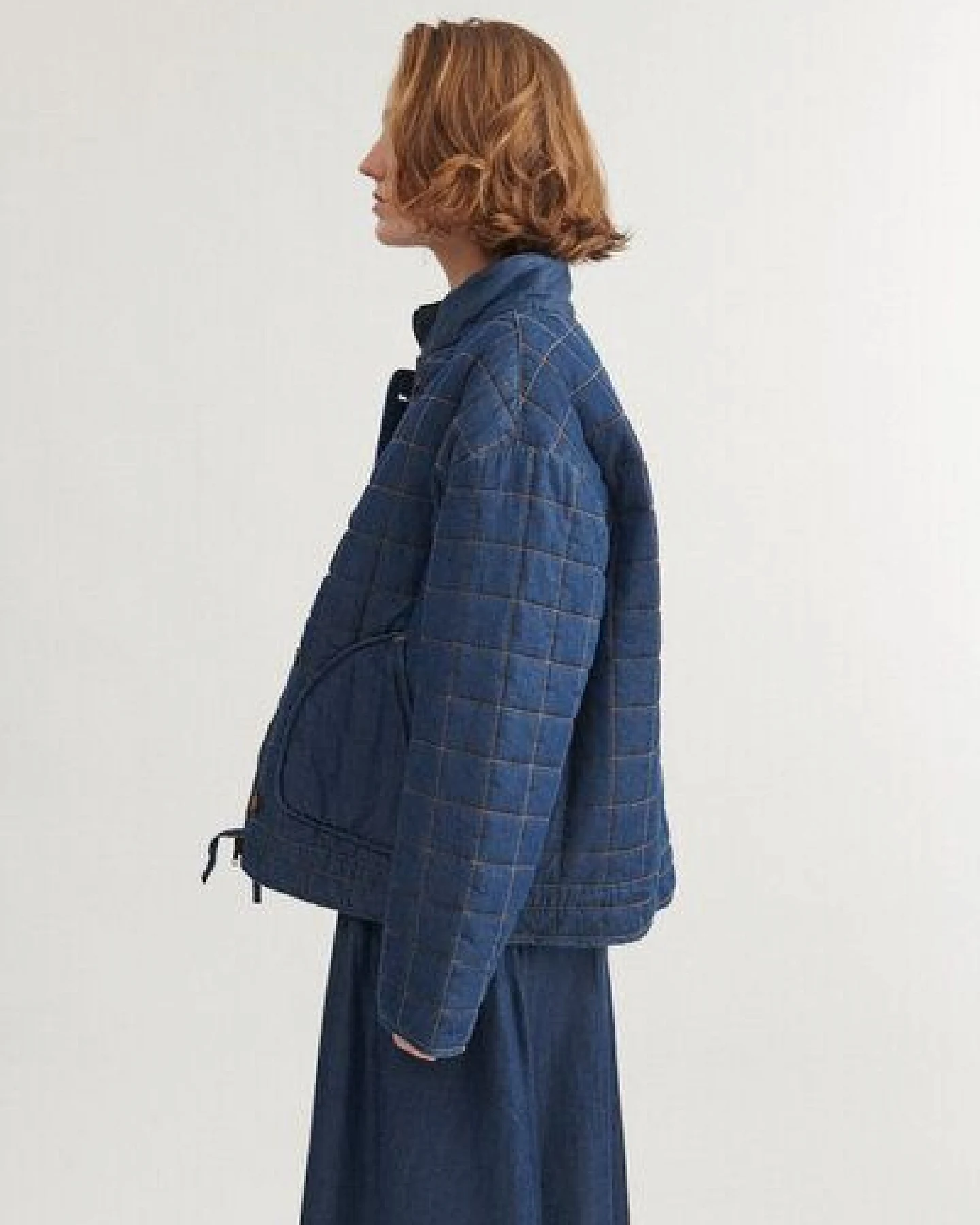Basic Apparel Bine Denim-Steppjacke – Ansicht 2