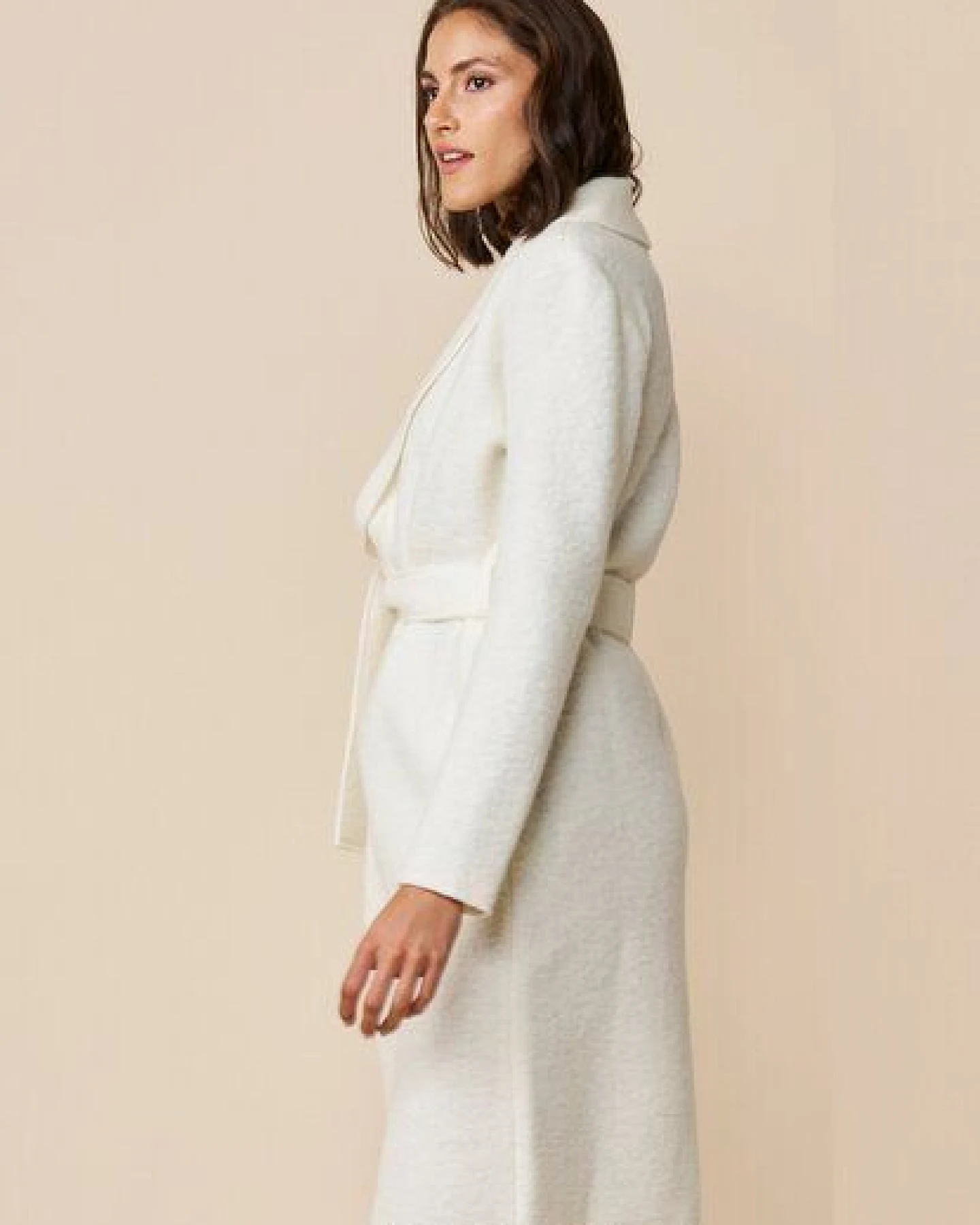 LANA Organic Longjacke aus Wollfilz, Modell Dunja – Ansicht 3