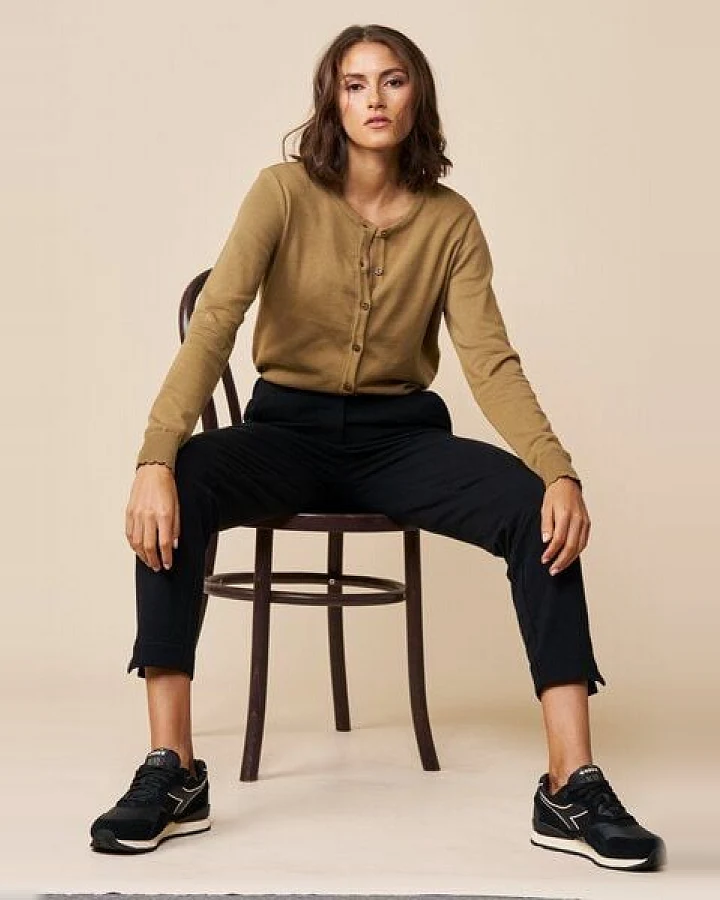 LANA Organic Strickjacke aus Bio Baumwolle, Modell Sophia