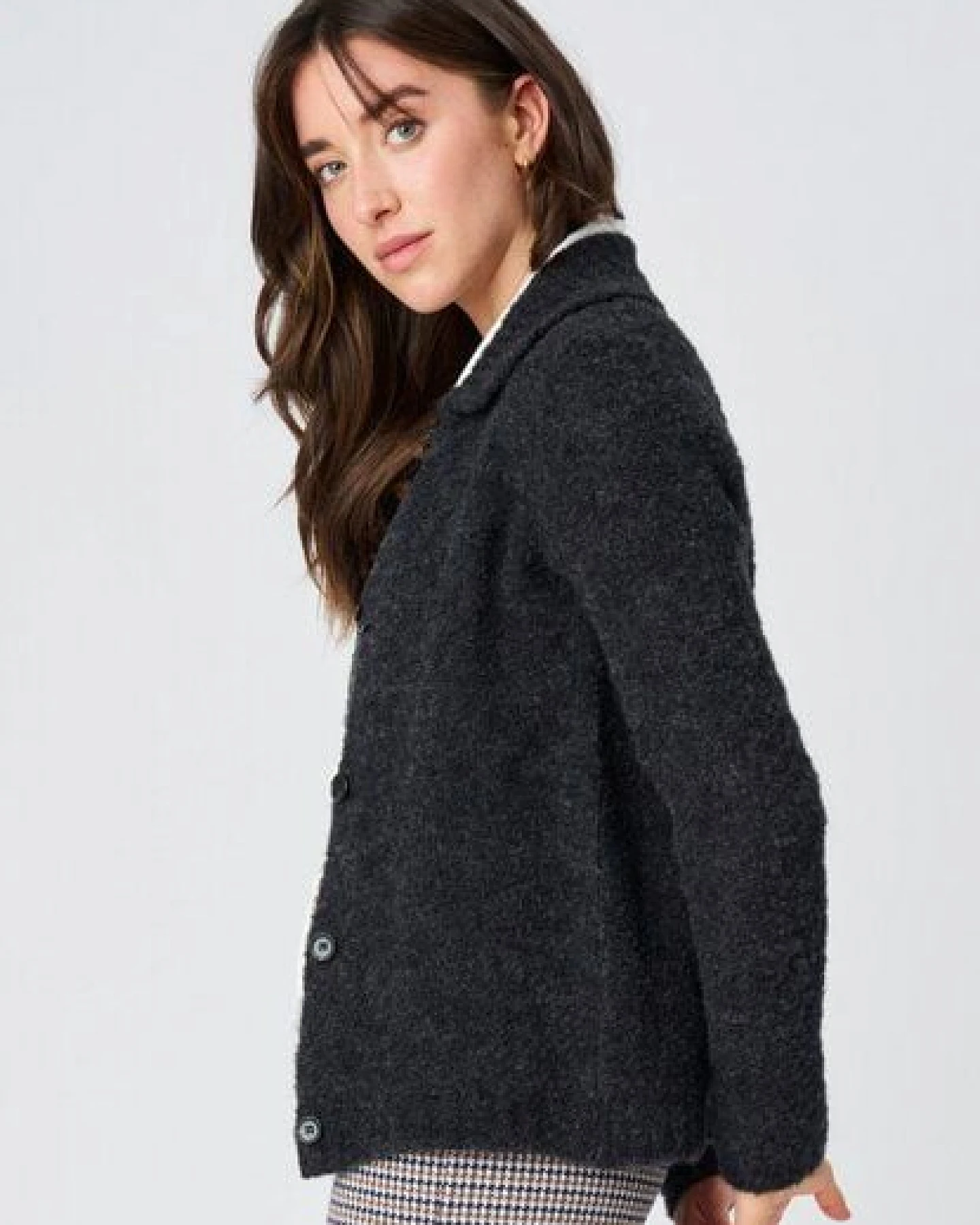 LANA Organic Jacke aus Schurwolle, Modell Hedda – Ansicht 3