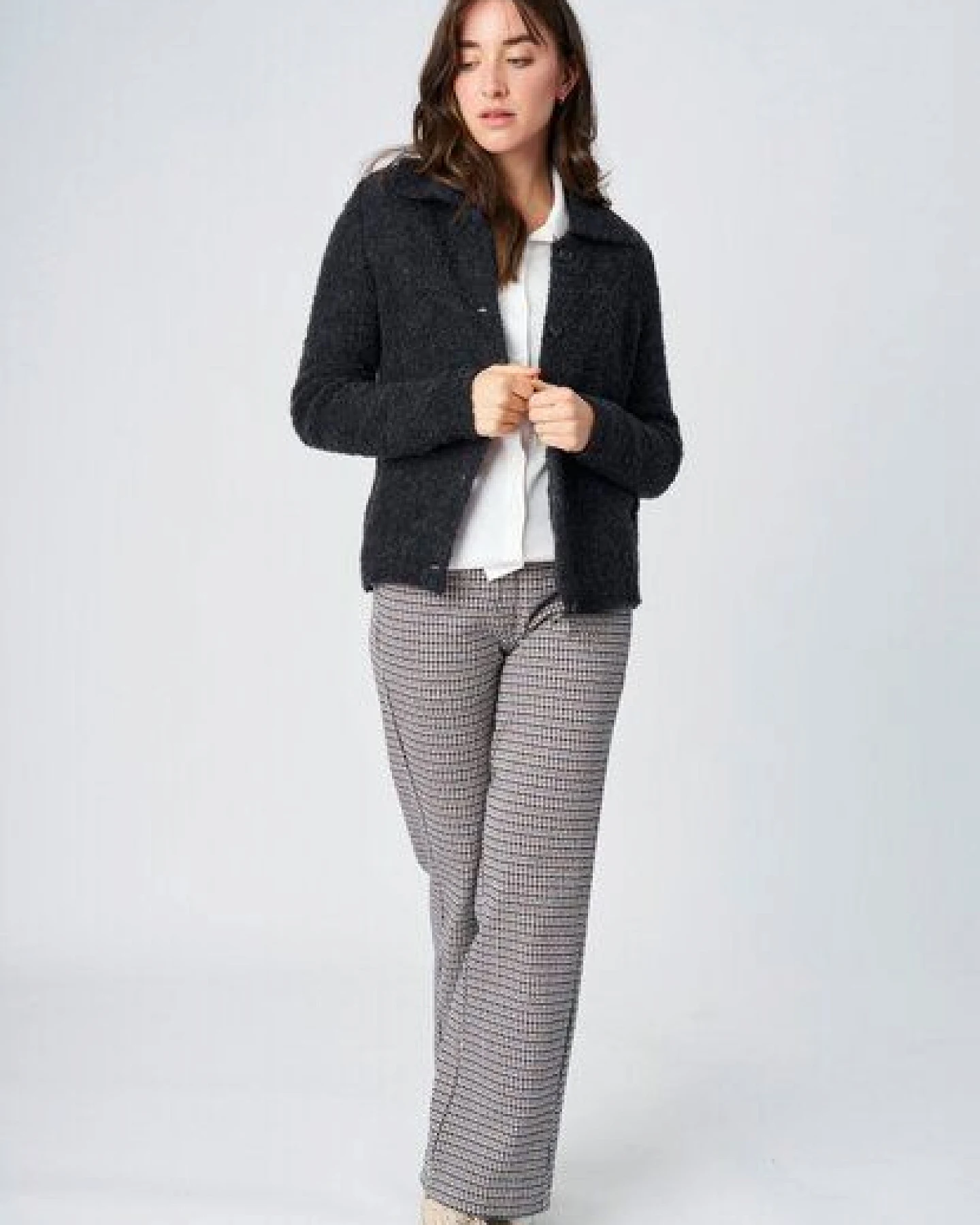 LANA Organic Jacke aus Schurwolle, Modell Hedda – Ansicht 2