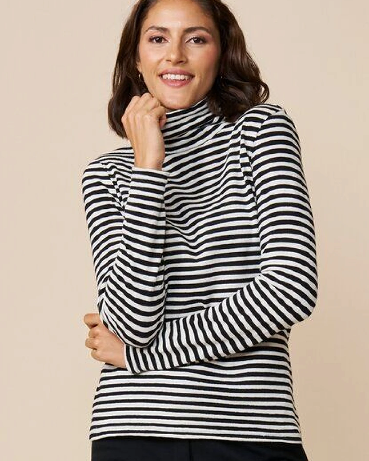 LANA Organic Rollkragenpullover aus Schurwolle, Modell Kaja – Ansicht 3