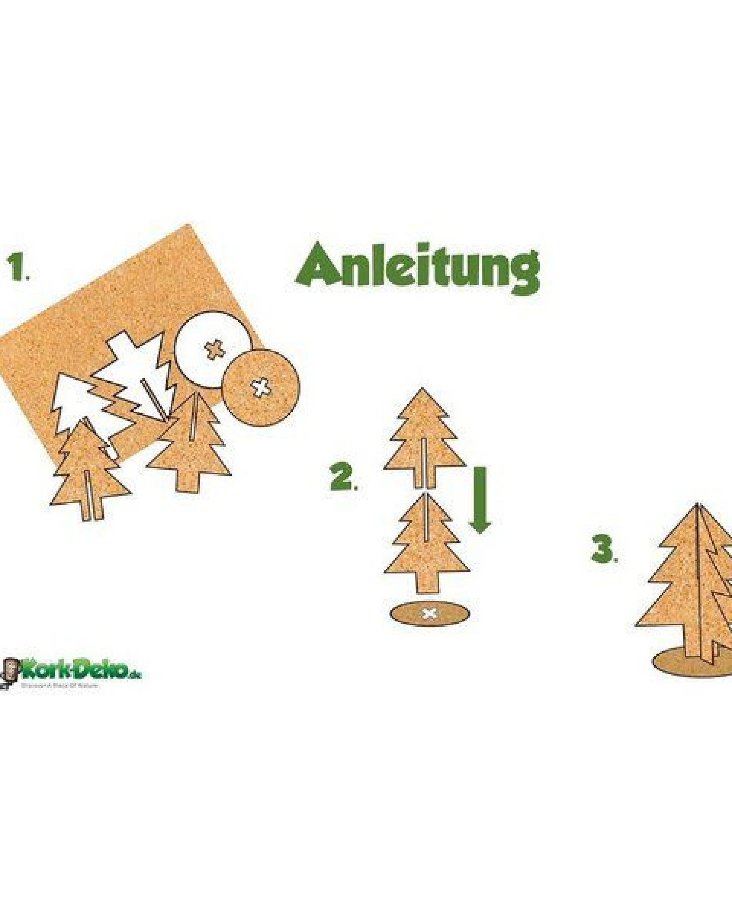 Kork-Deko Schredderbaum aus Kork für Vögel – Ansicht 4