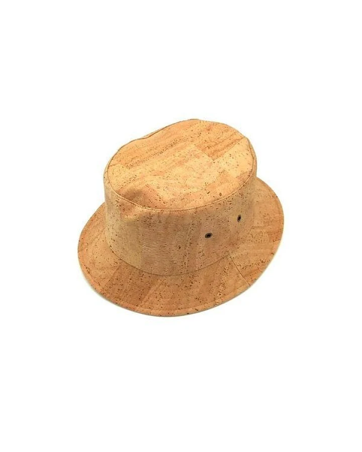 Kork-Deko Beiger Bucket Hat aus Korkstoff – trendiger Anglerhut, nachhaltig & vegan