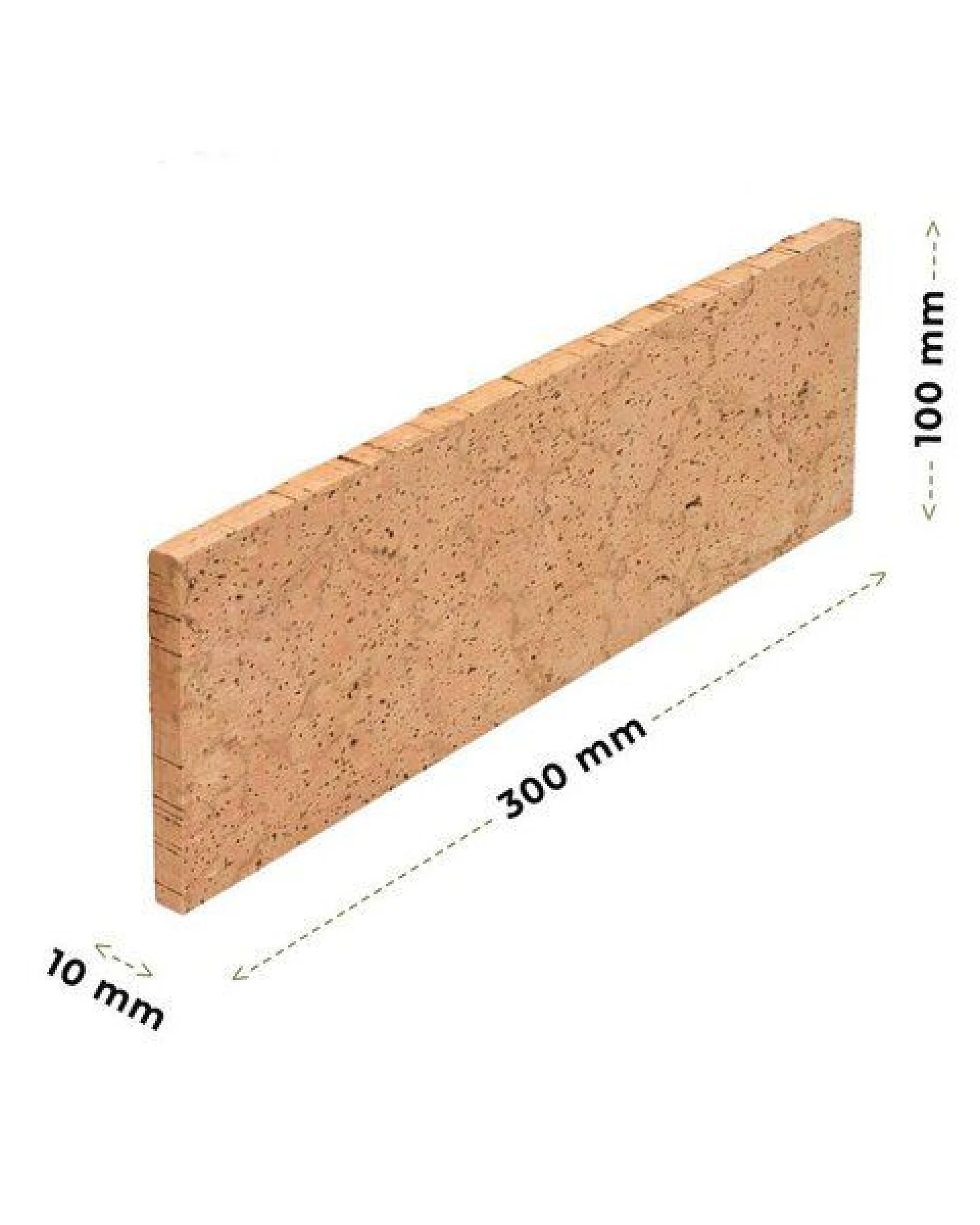 Kork-Deko Korkpad 30×10 cm – Naturkork 5 mm Stärke für Instrumentenbau, Basteln & Modellbau – Ansicht 4