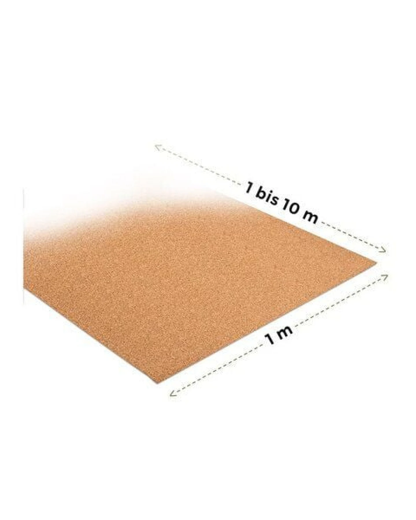 Kork-Deko Rollenkork Trittschalldämmung 4 mm – Meterware, Preis pro m² – Ansicht 4