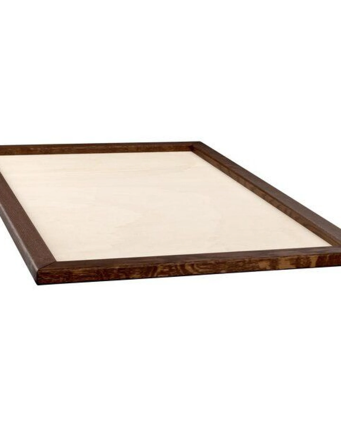 Kork-Deko Rahmen 90x60 cm für Pinnwand aus Kork – Eiche dunkel – DIY Holzrahmen leer – Ansicht 2