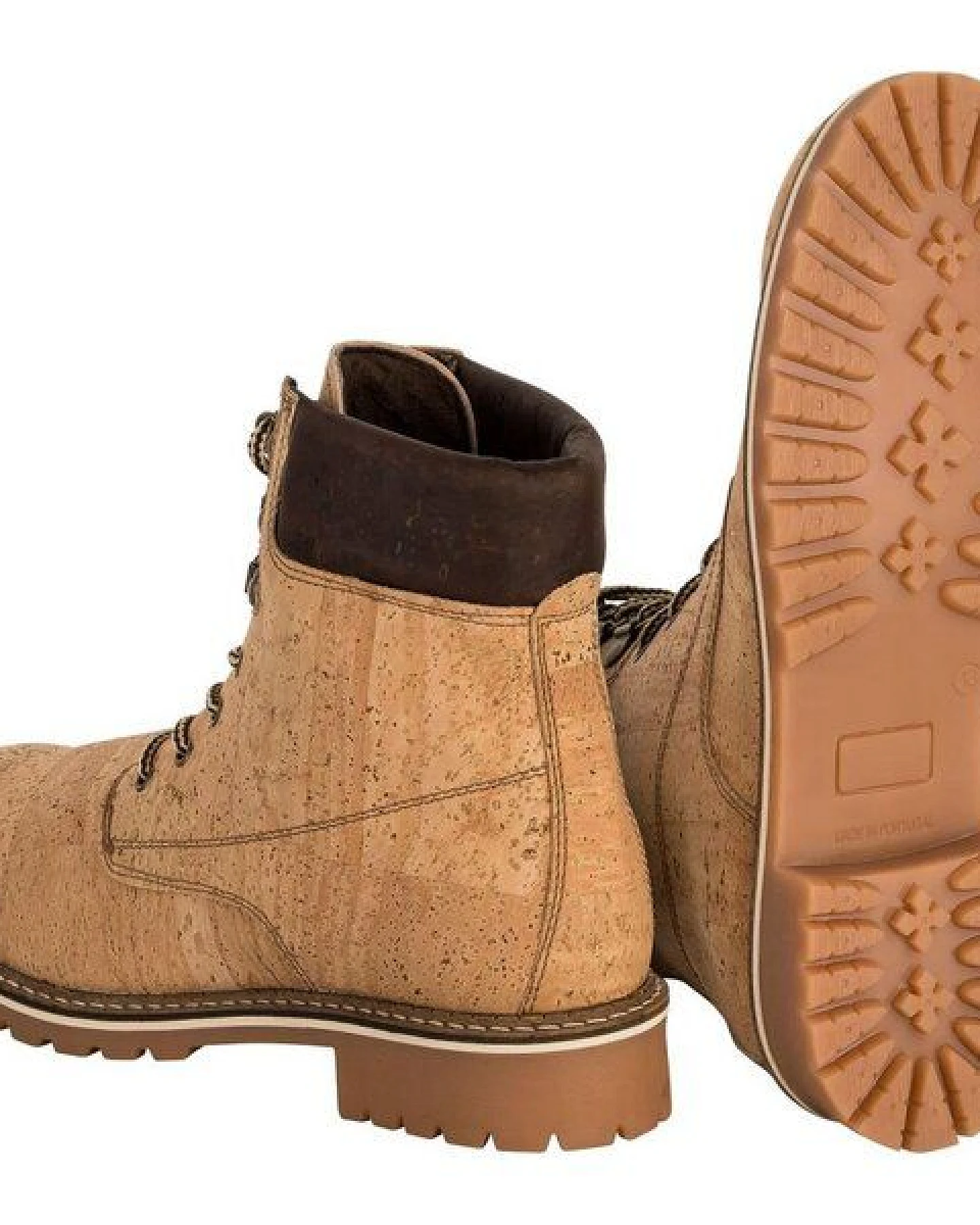 Kork-Deko Vegane Kork Schnürstiefel Unisex 40–45 – Ansicht 3