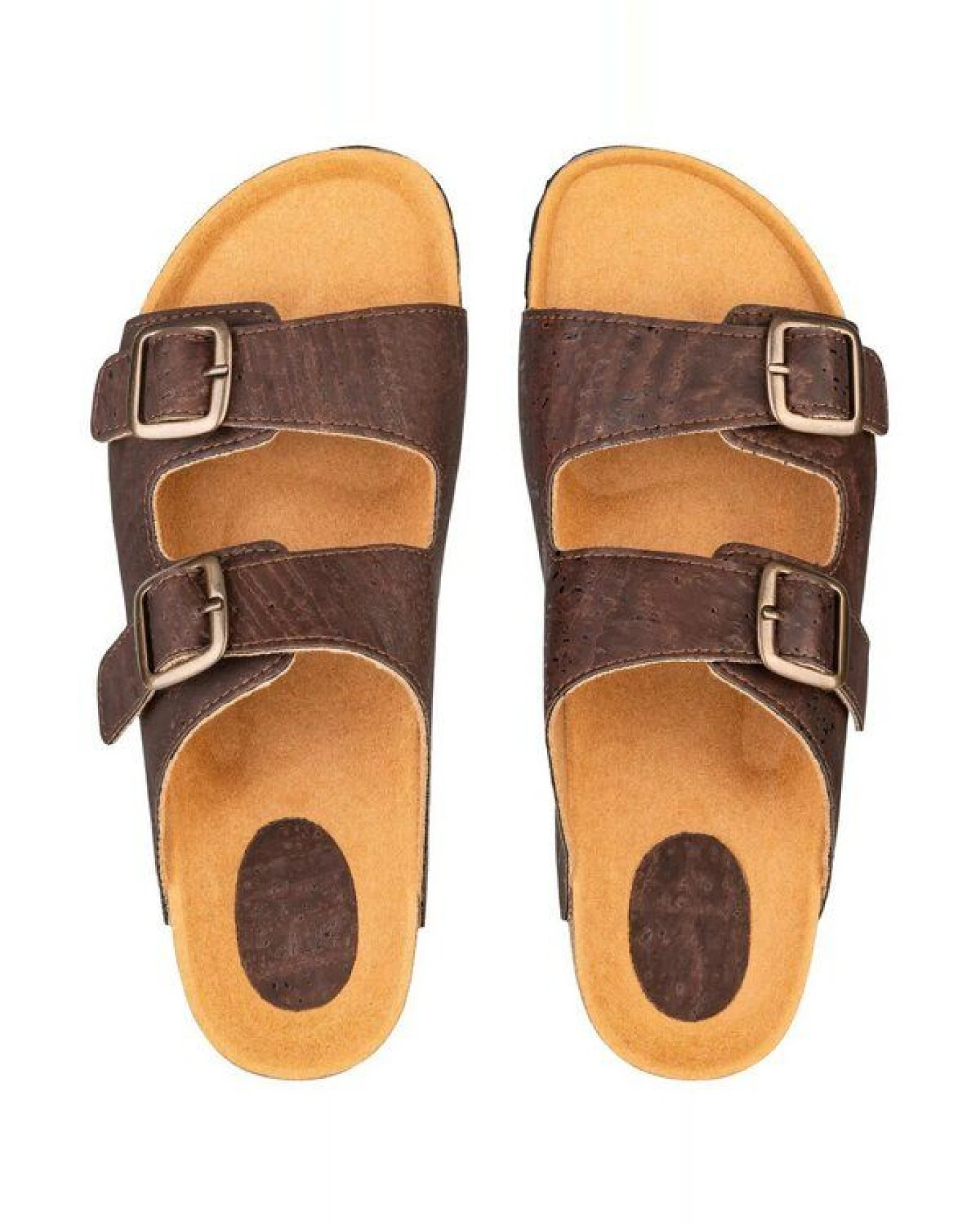 Kork-Deko Braune Kork-Sandalen – vegane Hausschuhe Unisex, Gr. 36–45, nachhaltig & bequem – Ansicht 4