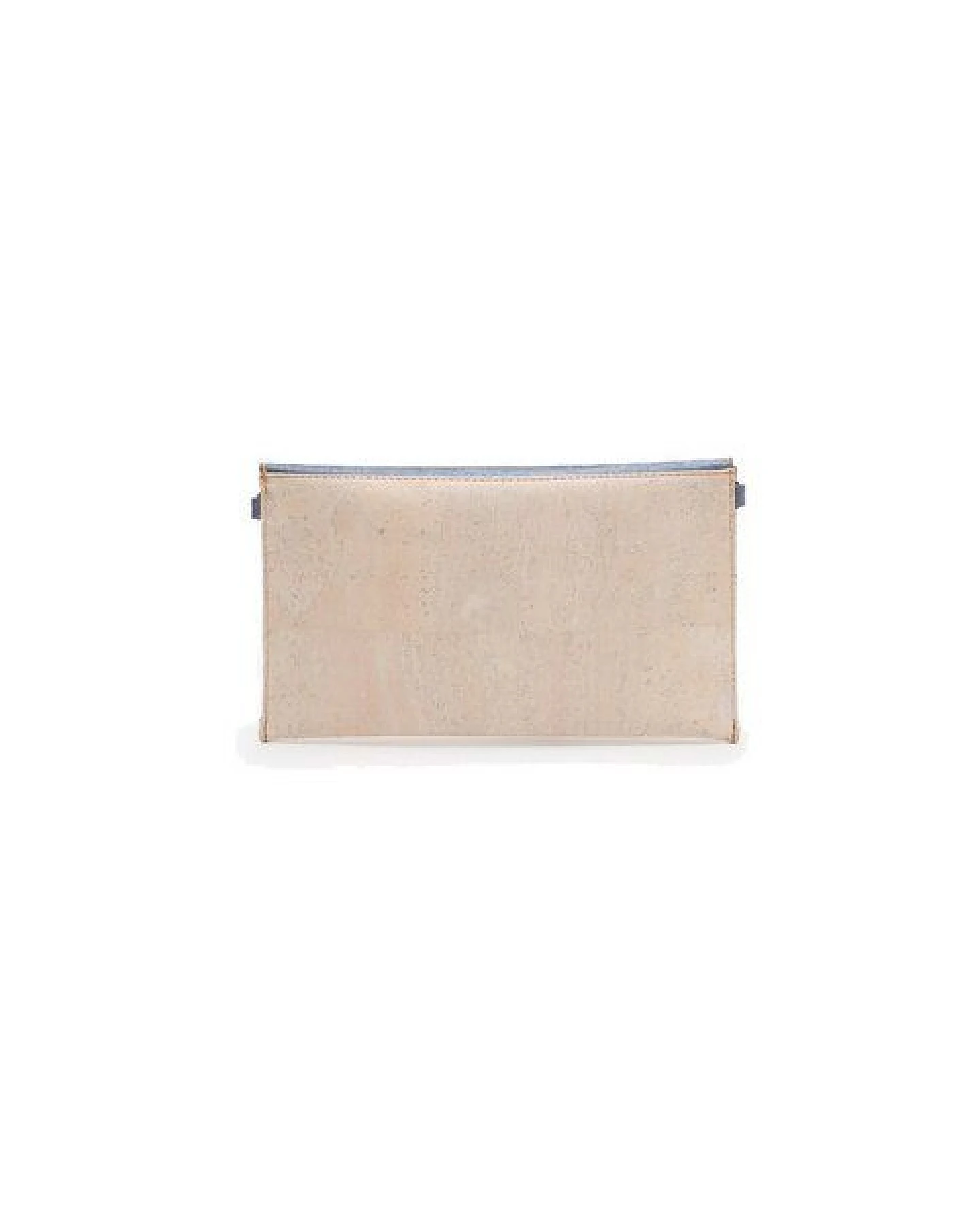 Kork-Deko Moderne Pochette-Clutch marineblau/beige/weiß – vegan, klein & handgefertigt – Ansicht 4