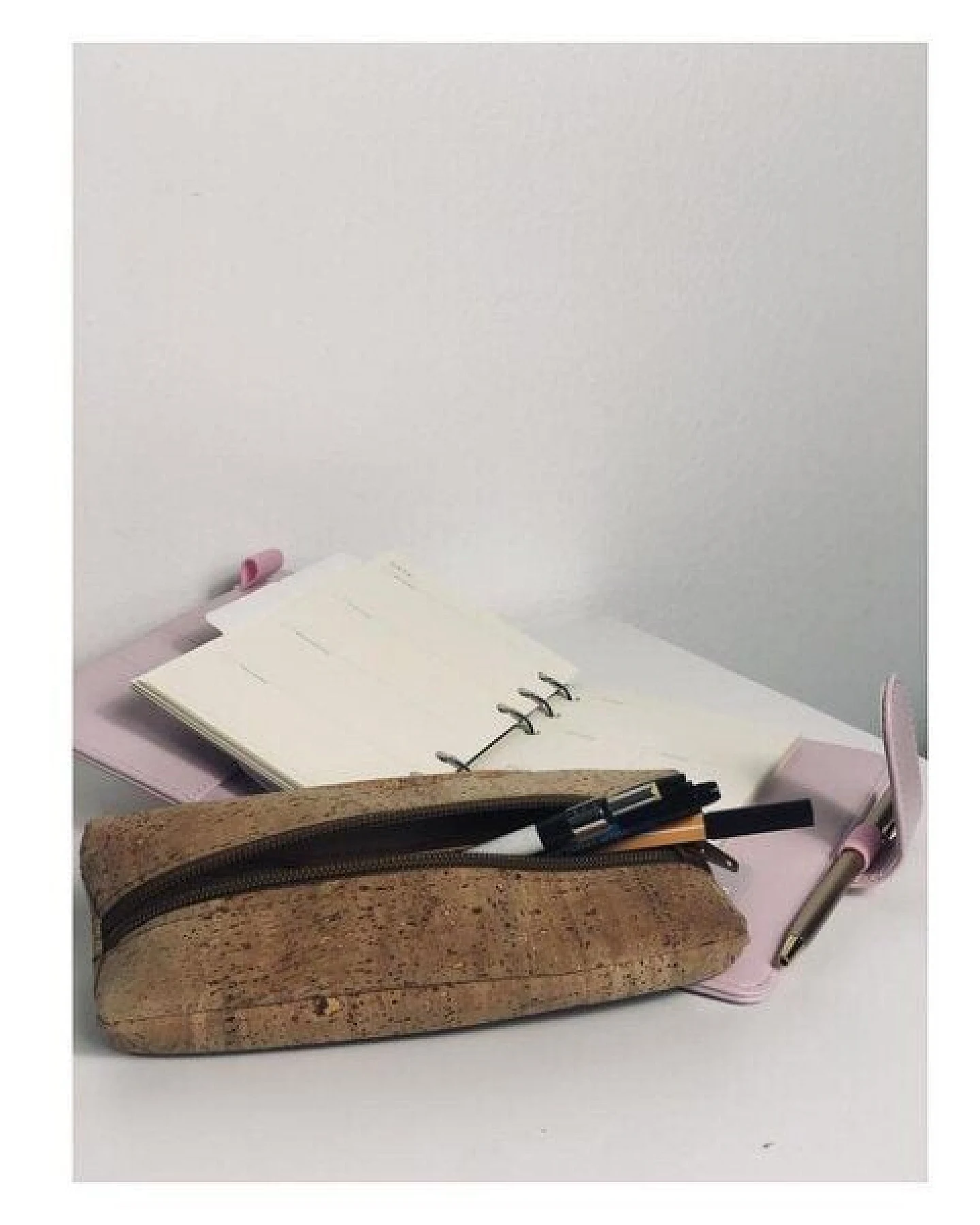 Kork-Deko Kork-Mäppchen 19×7×4 cm – kleine Kosmetiktasche & Federmäppchen, vegan – Ansicht 3