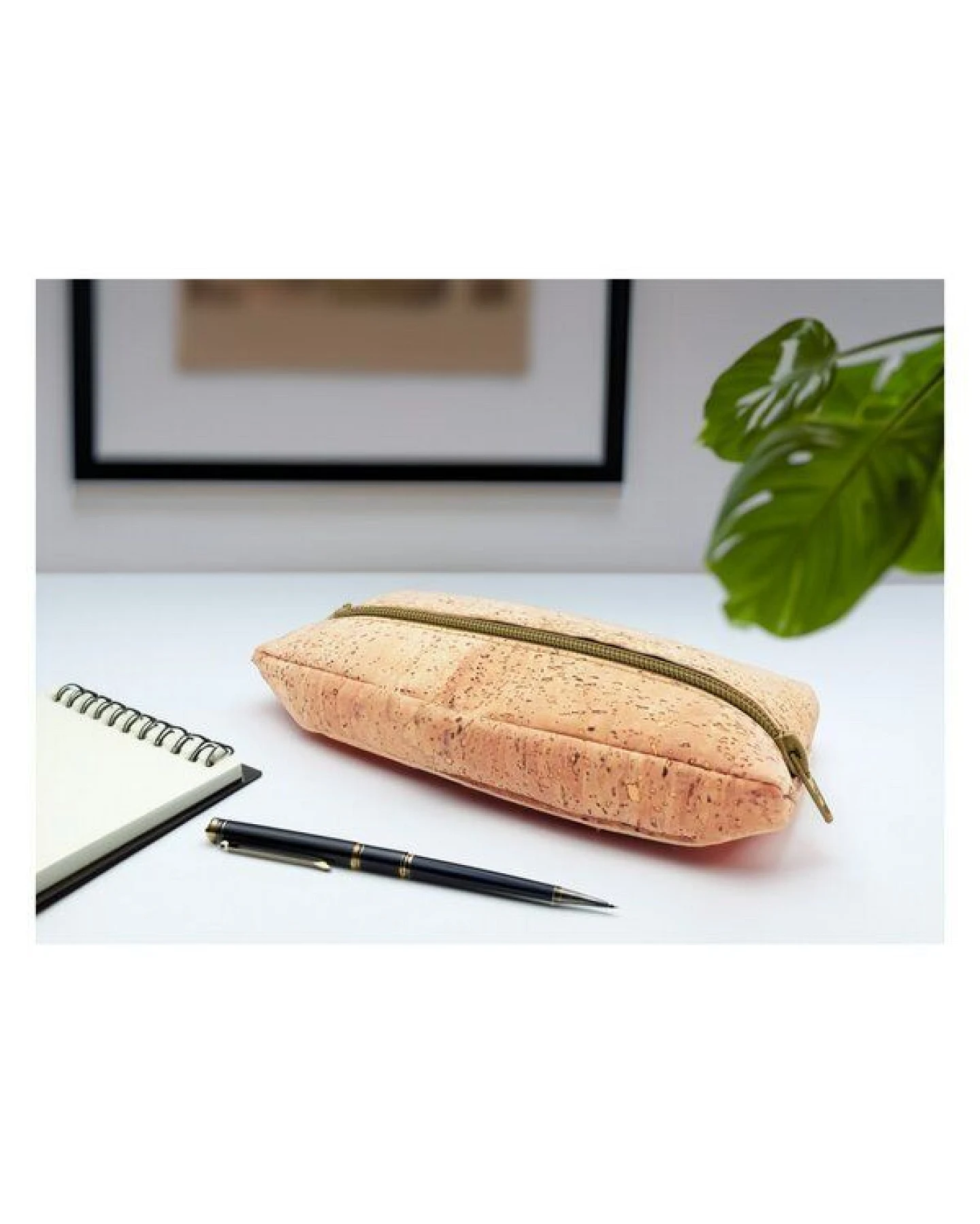 Kork-Deko Kork-Mäppchen 19×7×4 cm – kleine Kosmetiktasche & Federmäppchen, vegan – Ansicht 2