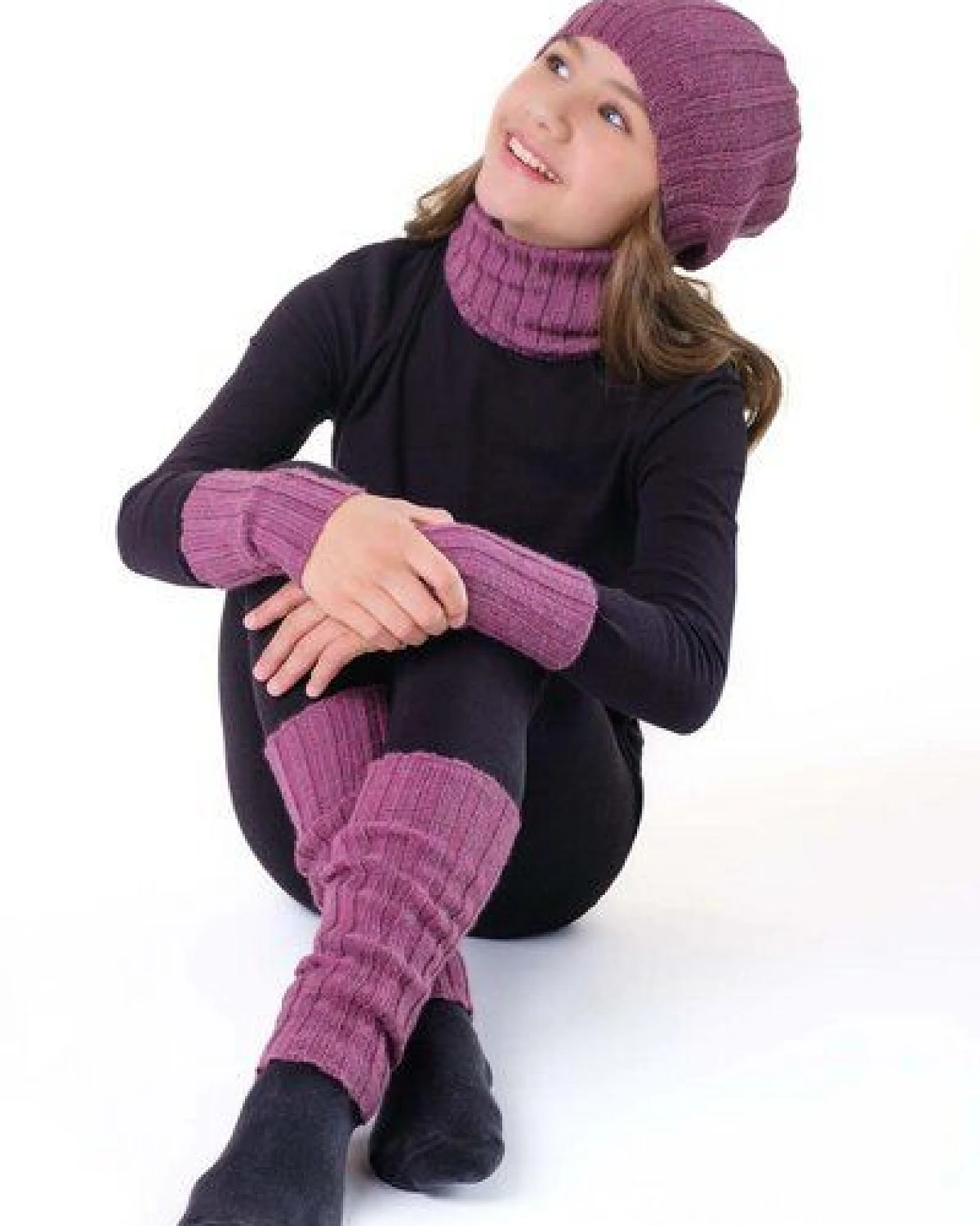 De Colores Pulswärmer/Armstulpe in Rippenstrick- auch Kinderbeinstulpe – Ansicht 4