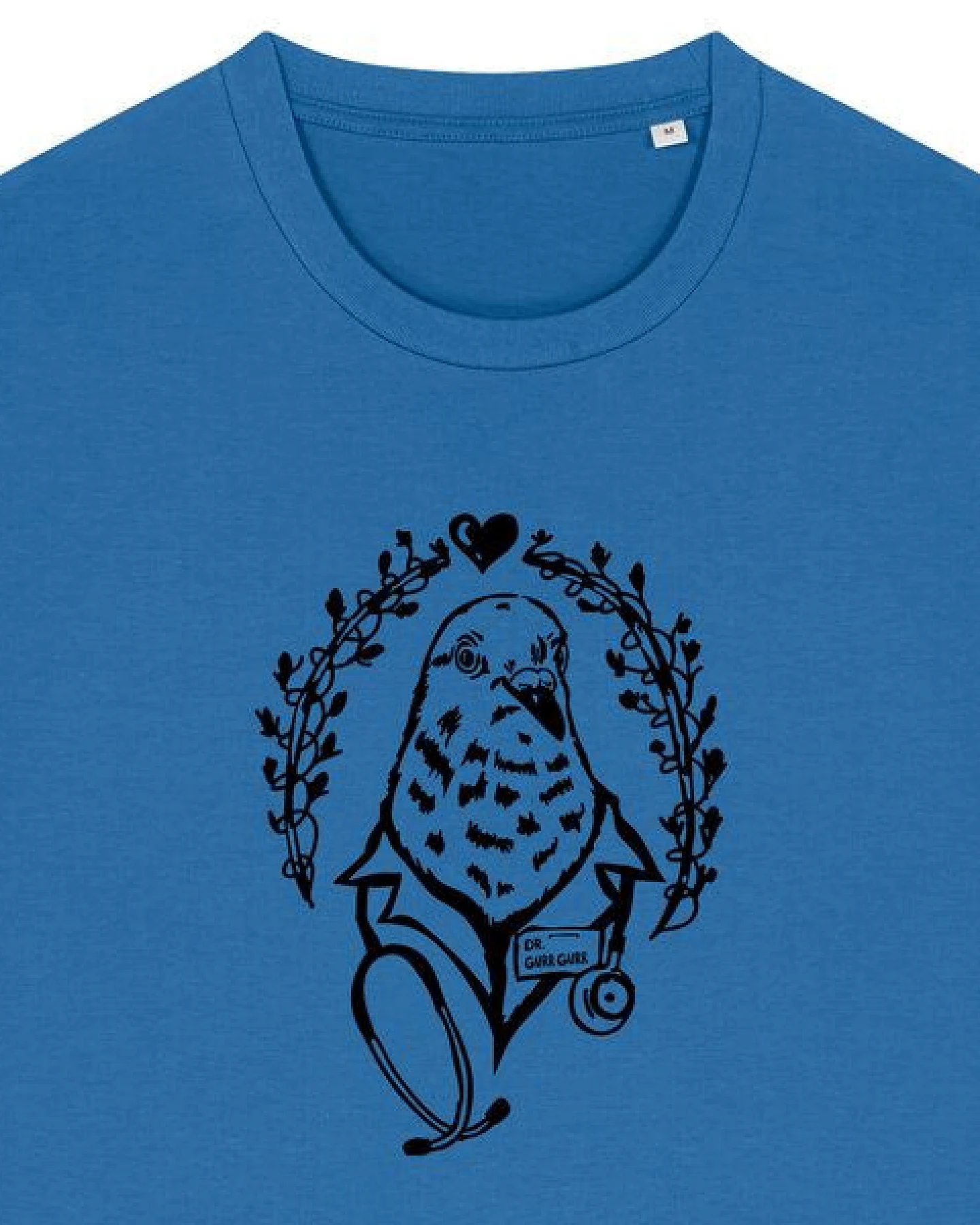 päfjes Taube Dr. Gurr Gurr - Fair Wear Unisex Bio Vegan T-Shirt – Ansicht 2