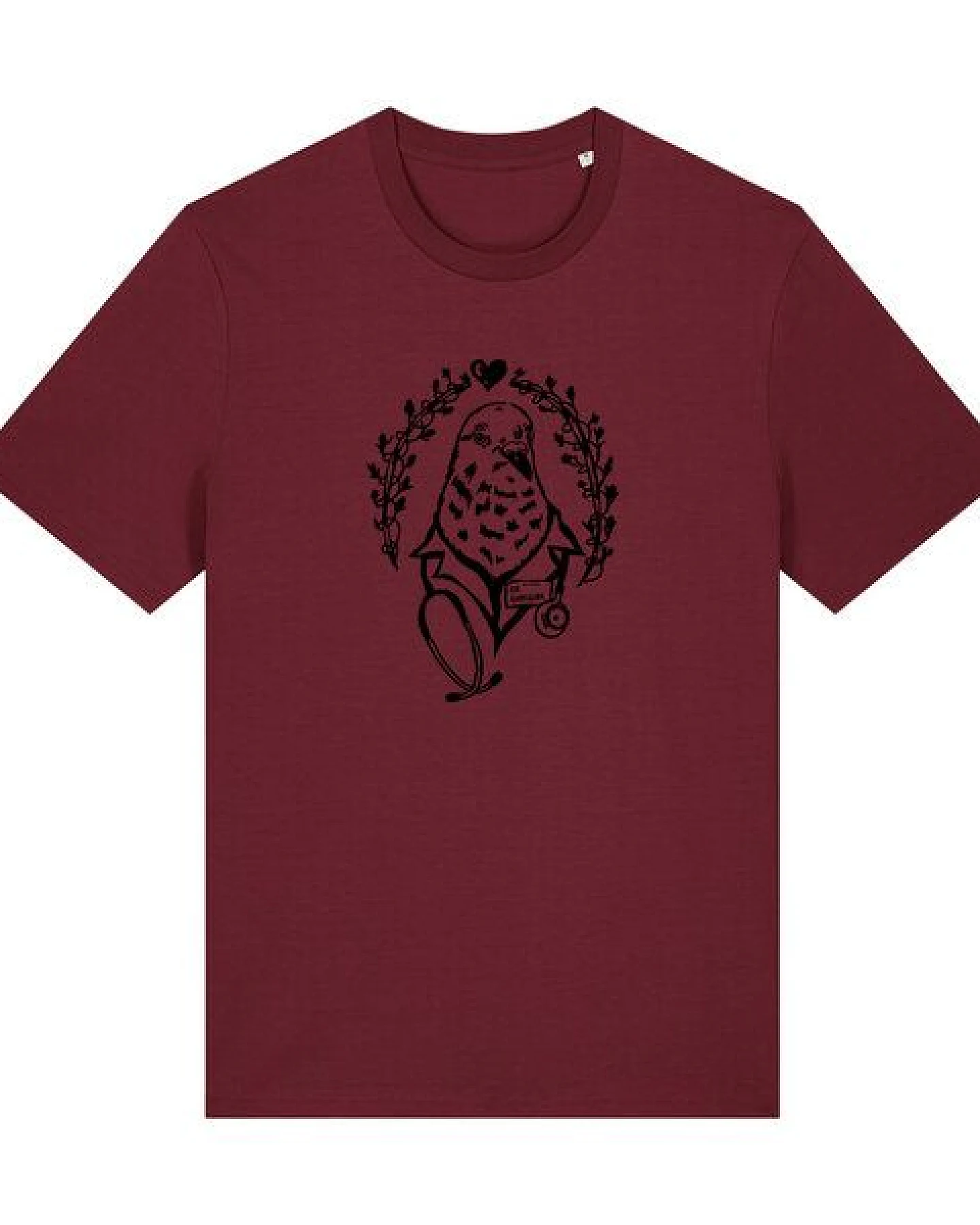 päfjes Taube Dr. Gurr Gurr - Fair Wear Unisex Bio Vegan T-Shirt – Ansicht 2