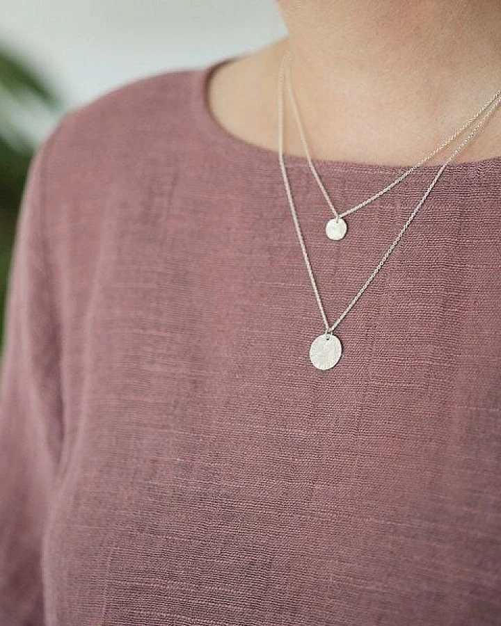 pikfine Lange Kette "Thora" // silber oder vergoldet