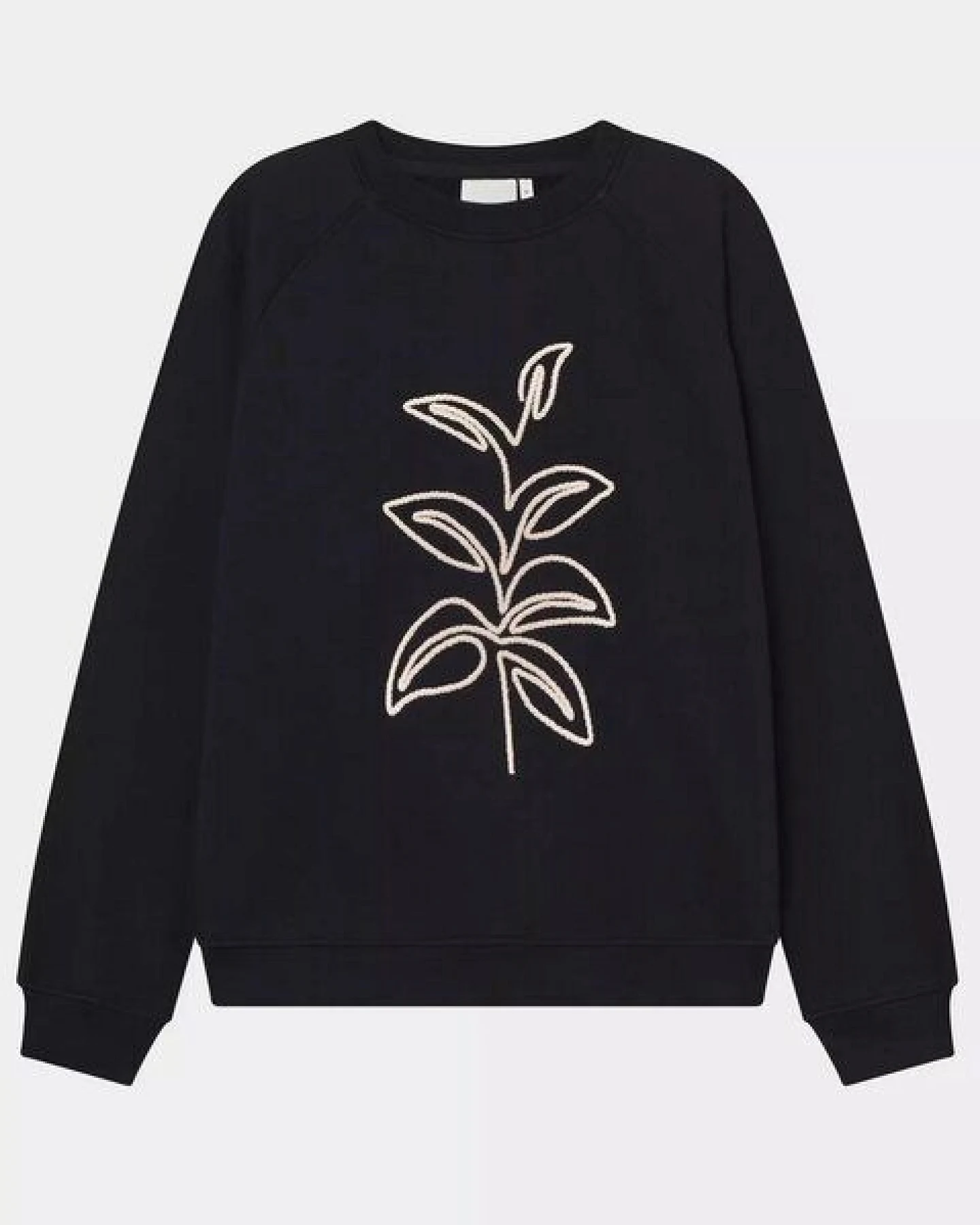 DEDICATED Sweatshirt aus Bio-Baumwolle - Line Art Leaves – Ansicht 2