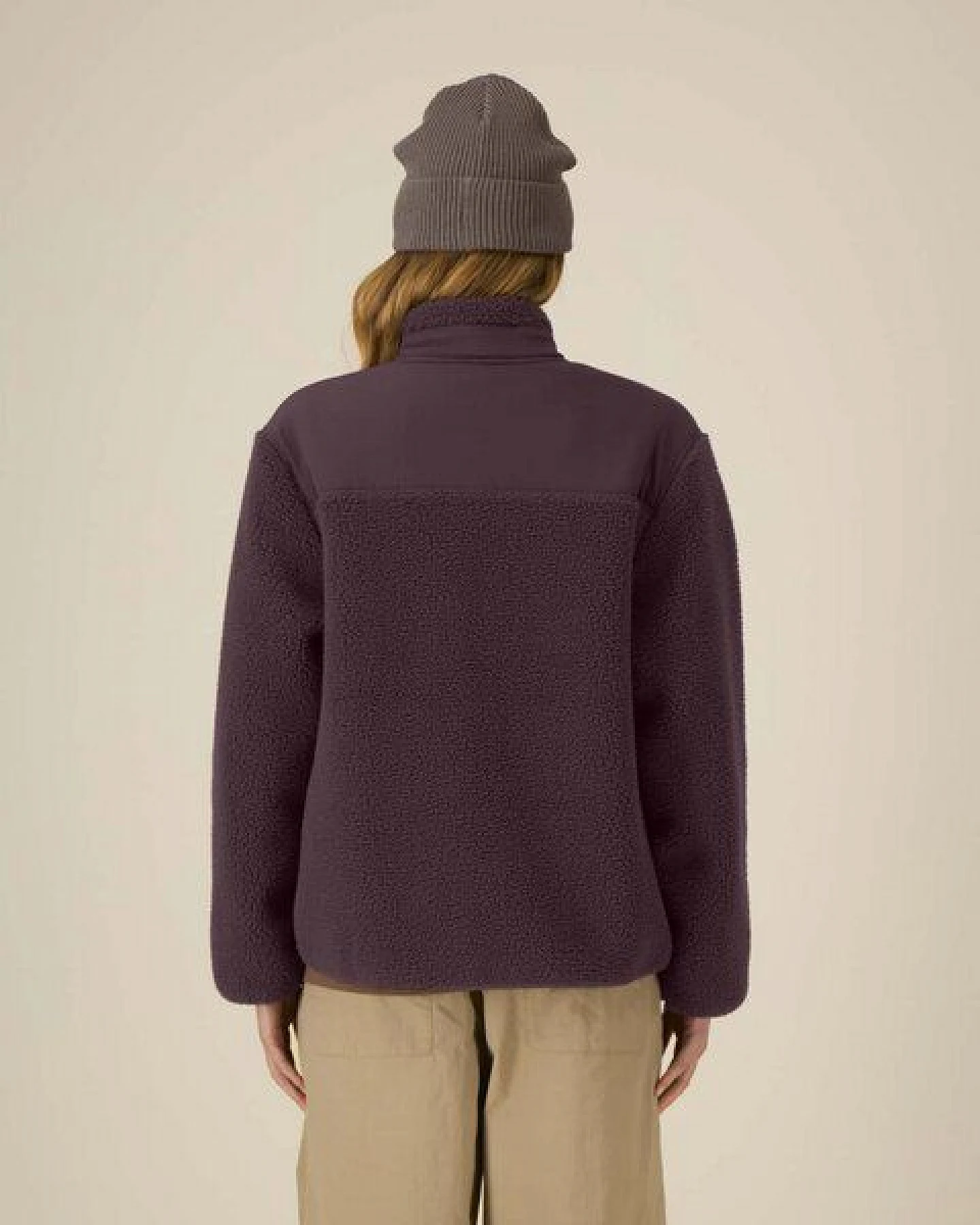 Kultgut ProEarth- New Recycling Generation - Kuschelige Sherpa Fleecejacke / With Love – Ansicht 4