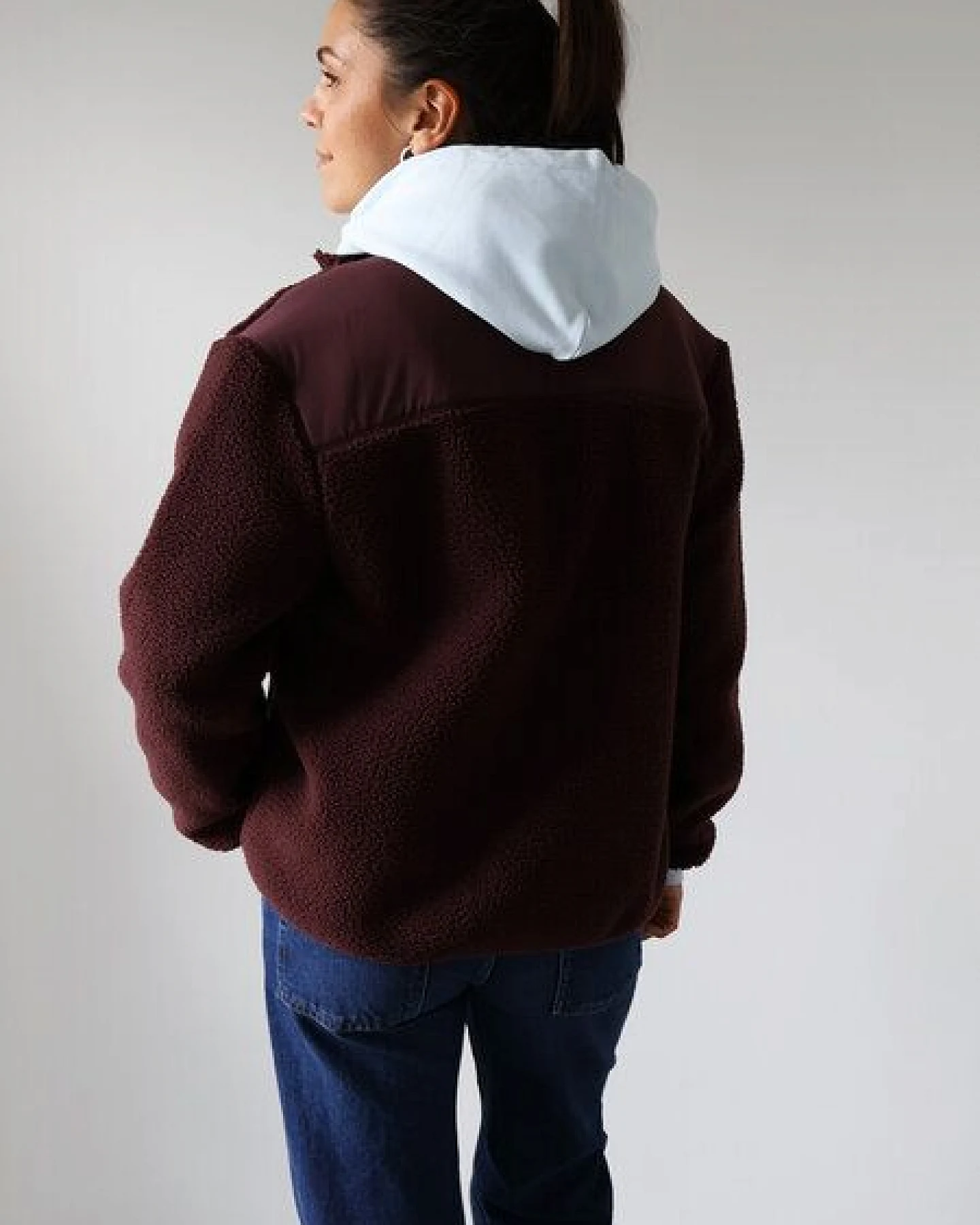 Kultgut Gemütliche Sherpajacke - Federleicht und Wärmend/ With Love – Ansicht 4