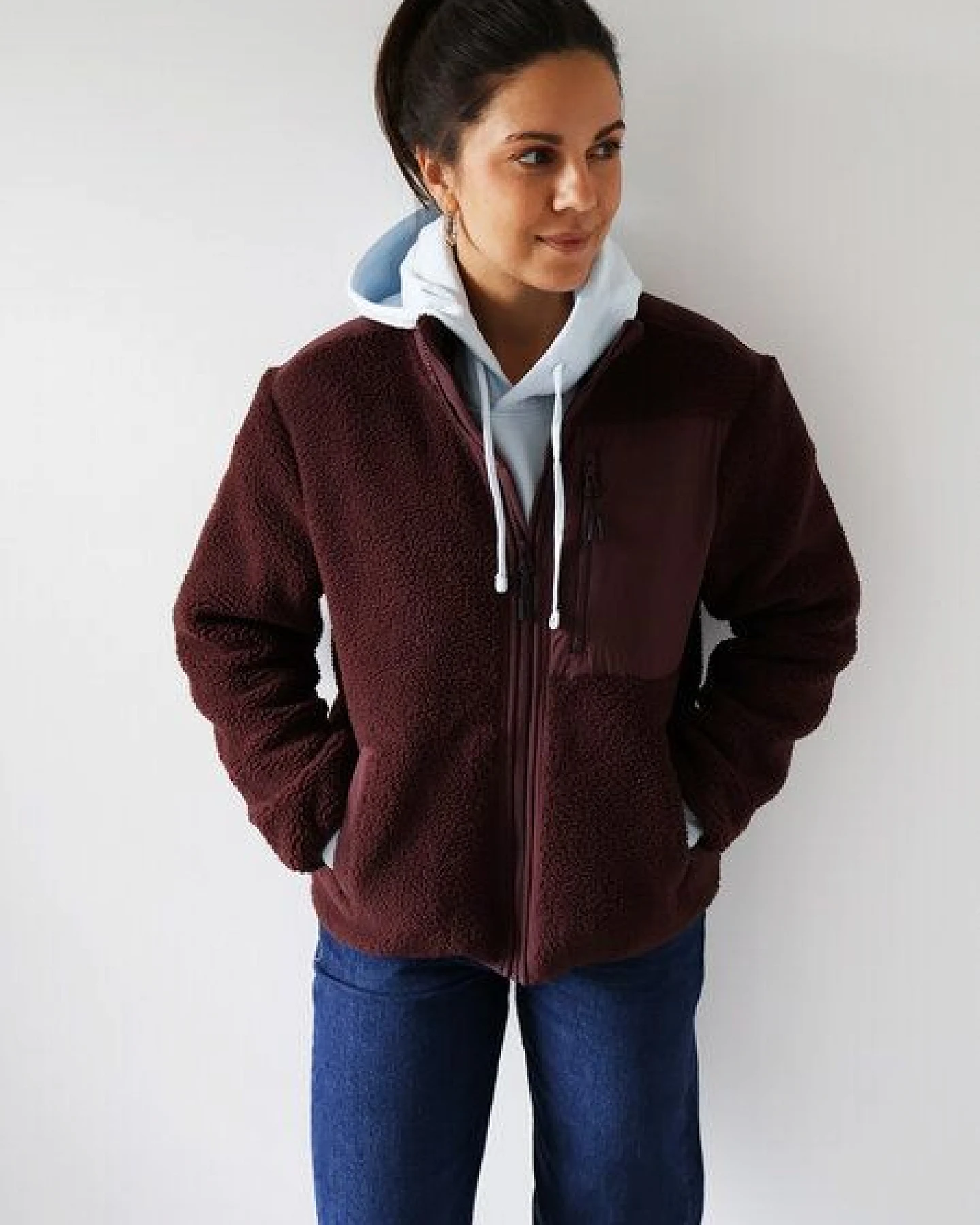 Kultgut Gemütliche Sherpajacke - Federleicht und Wärmend/ With Love – Ansicht 4