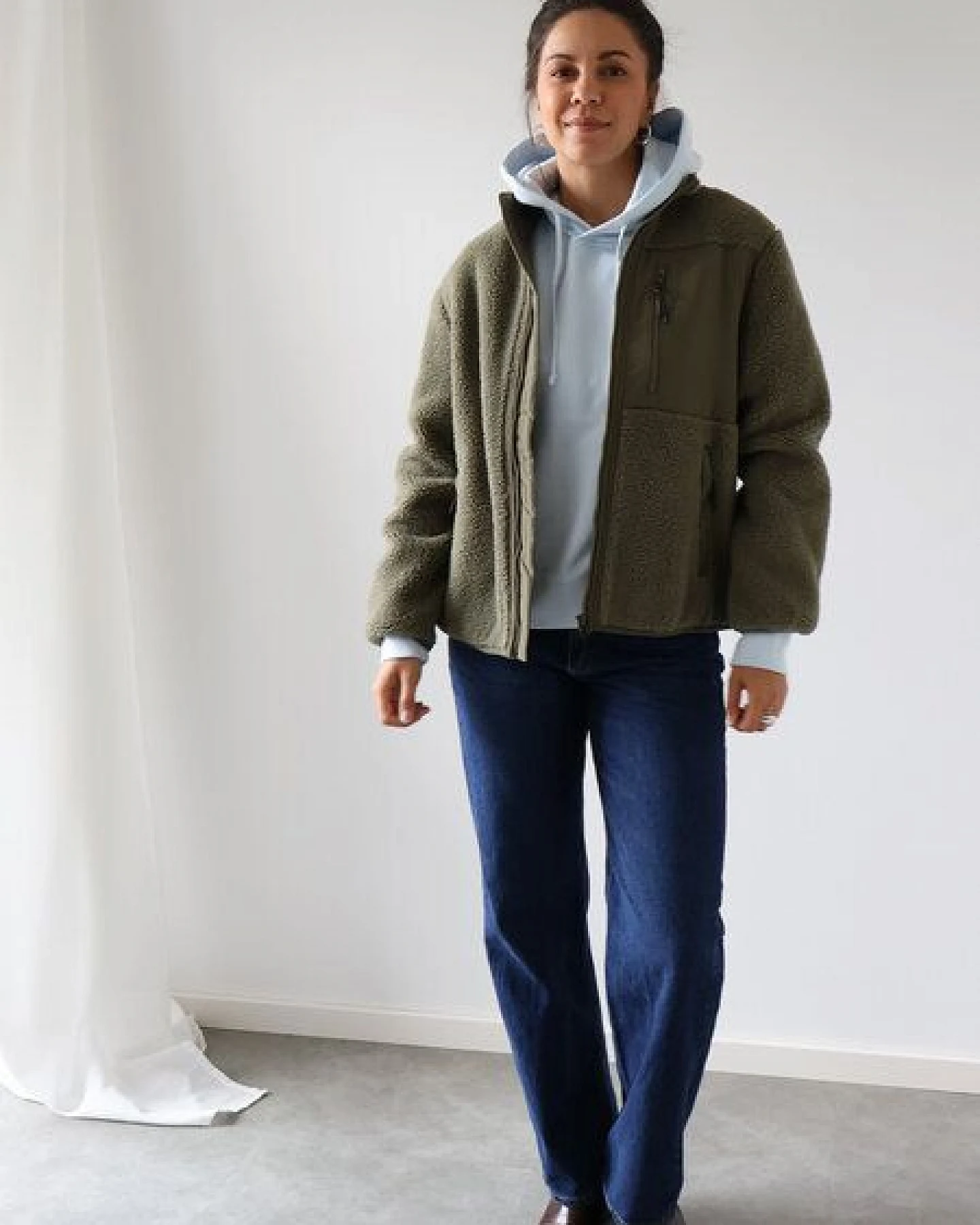 Kultgut Gemütliche Sherpajacke - Federleicht und Wärmend/ With Love – Ansicht 3