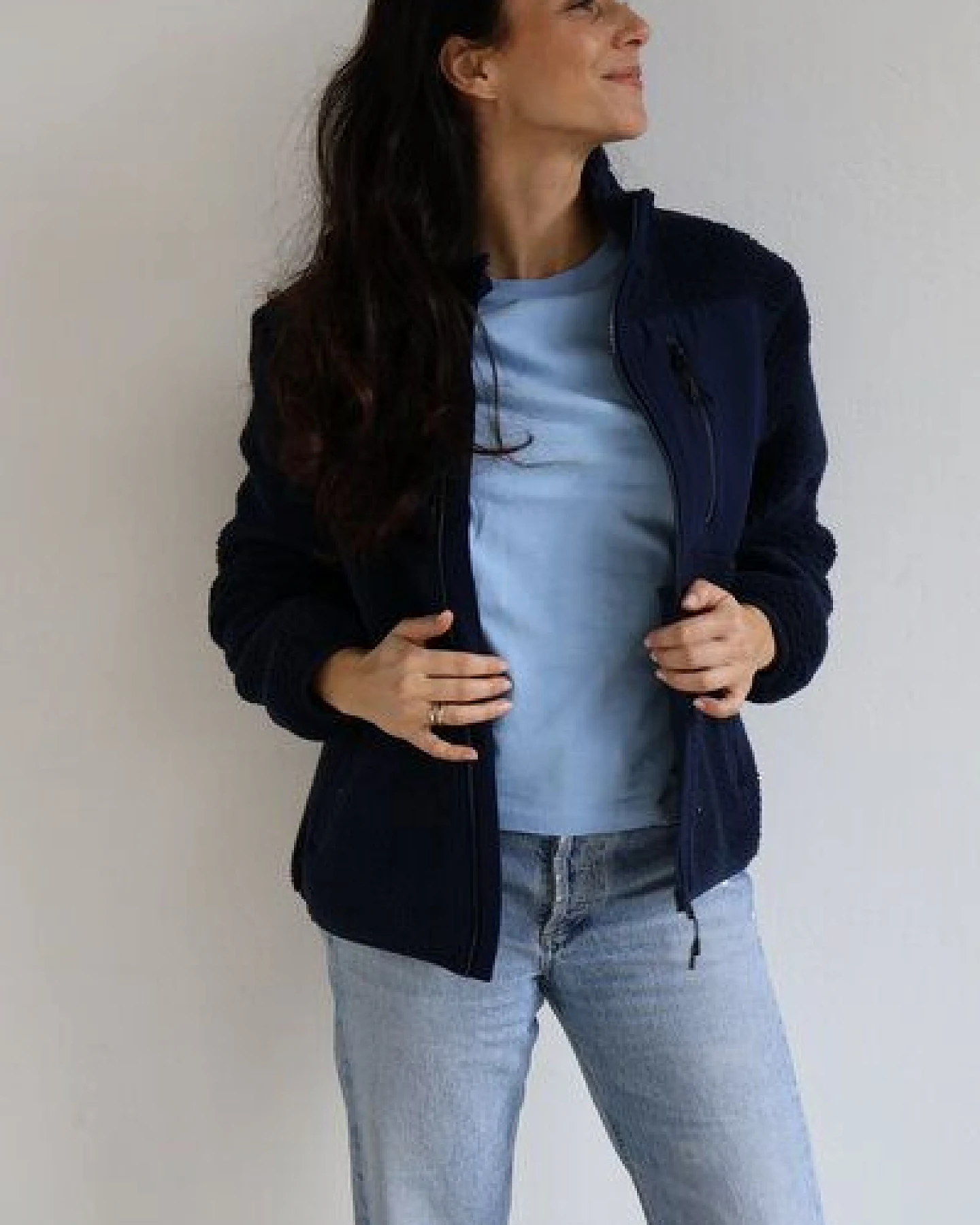 Kultgut ProEarth- New Recycling Generation - Kuschelige Sherpa Fleecejacke / With Love – Ansicht 4